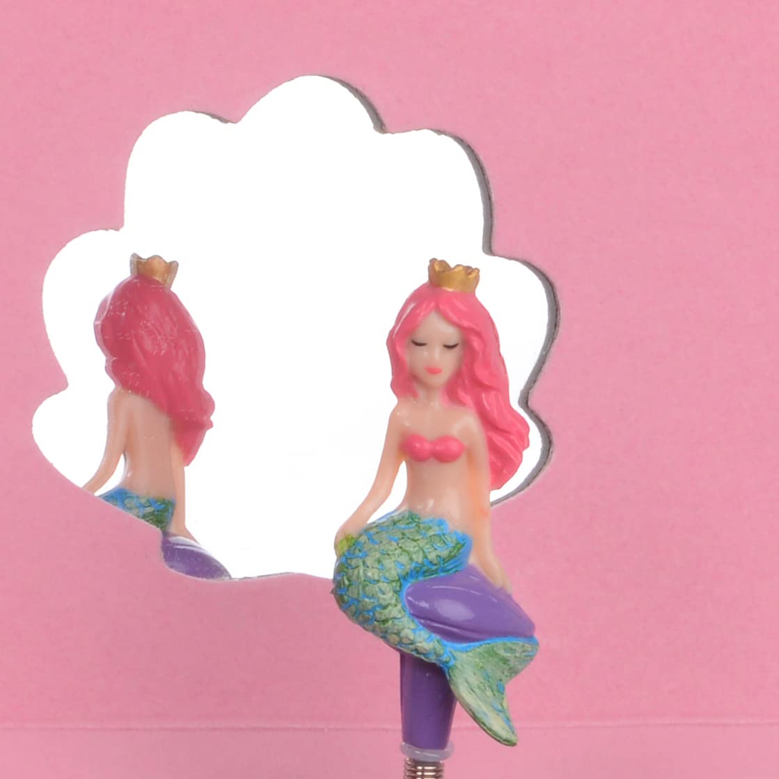 Mermaid Music Jewelry Box for Girls - 3-Piece Mermaid Jewelry Gift Set with Music Box, Necklace & Bracelet - Perfect for Birthday Gifts, Christmas Presents & Little Mermaid Lovers