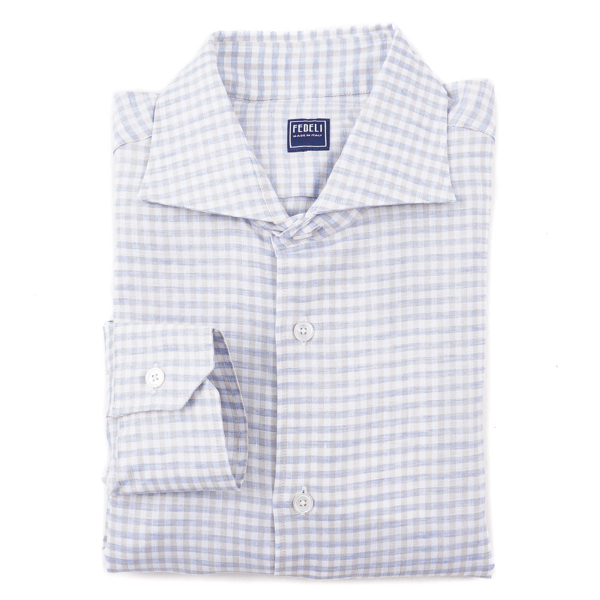 Fedeli 'Roby' Slim Fit Linen Shirt for Men - Breathable Summer Casual Button Down Shirt | Perfect for Beach, Office & Outdoor Activities