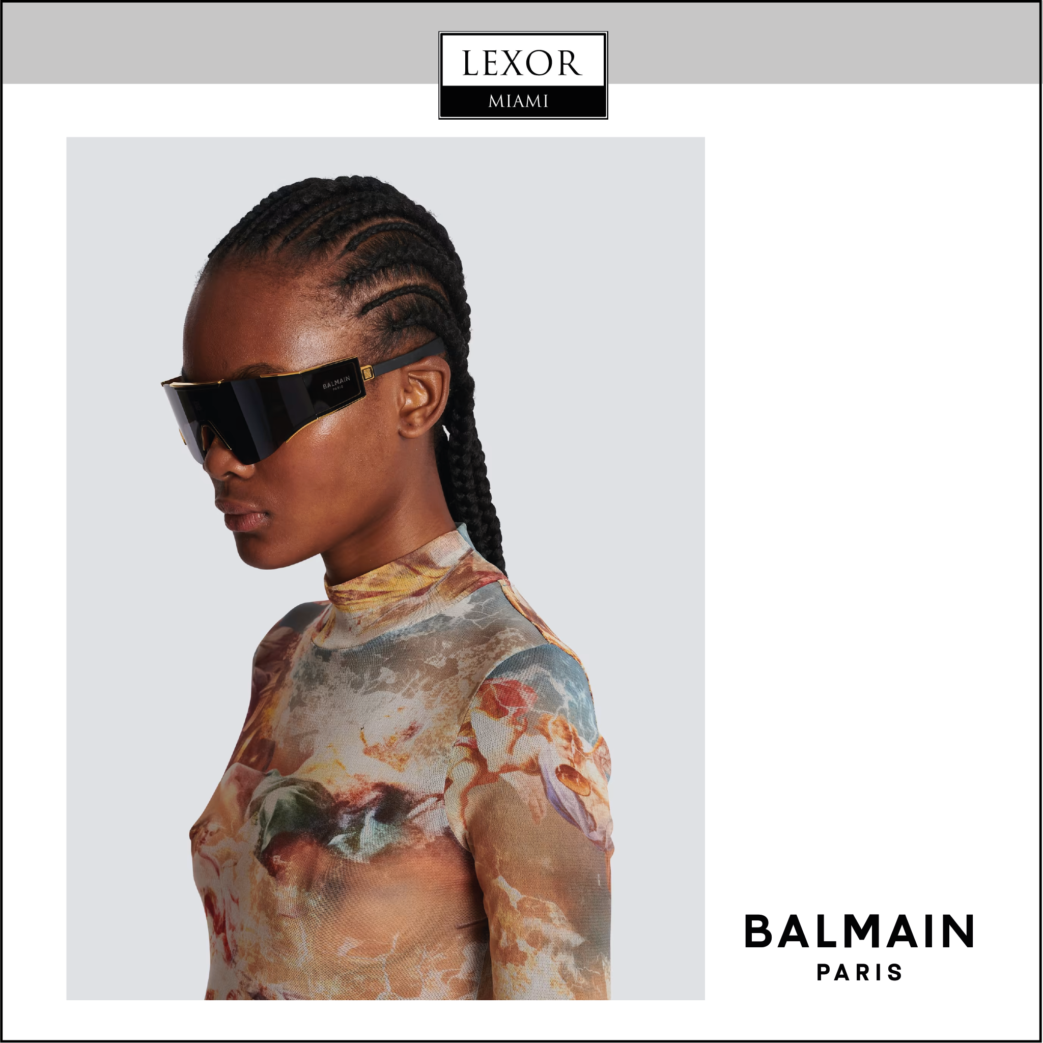 Balmain BPS 138A 141 FLECHE Unisex Sunglasses - Classic Aviator Style UV Protection for Men & Women | Perfect for Driving, Beach & Outdoor Activities