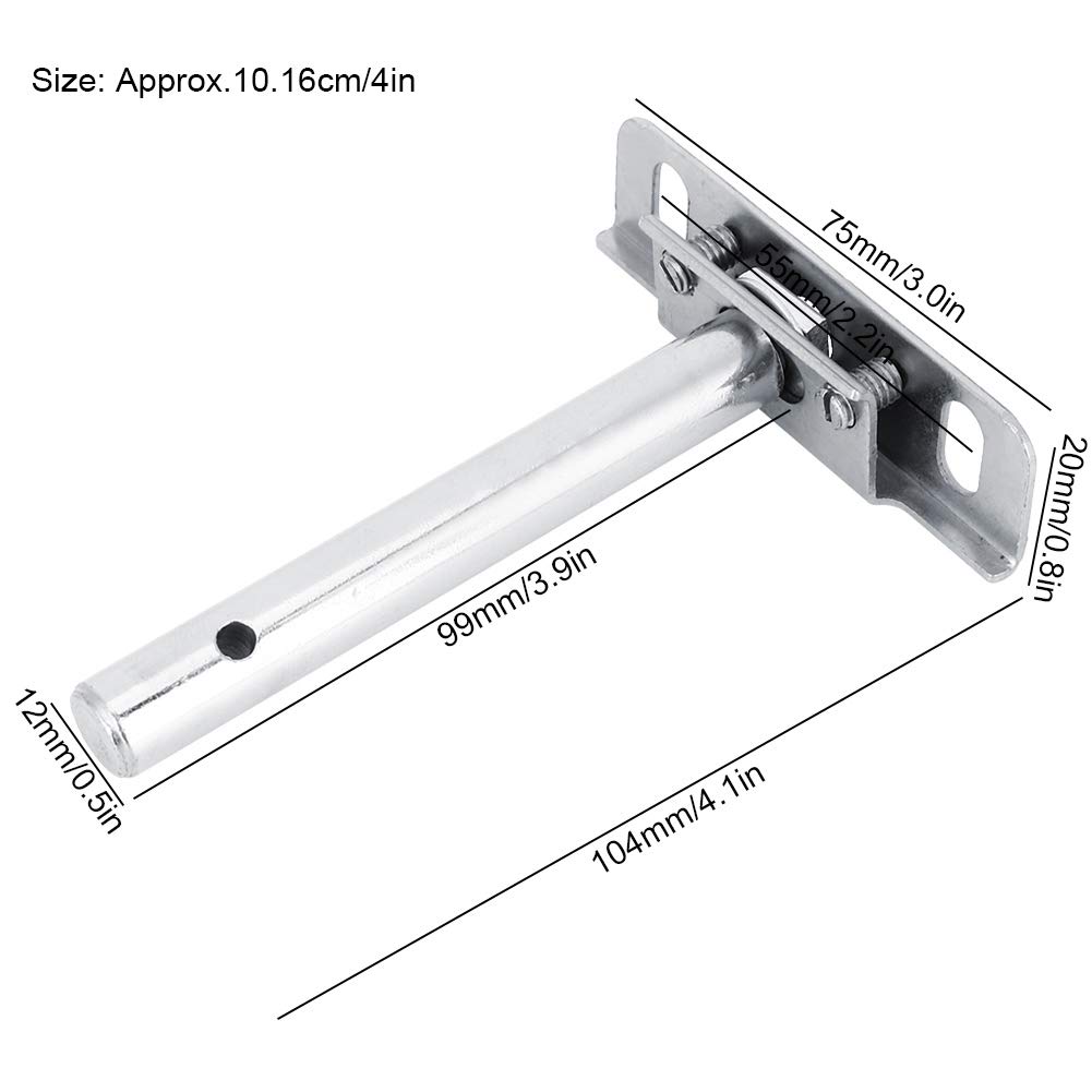 4IN Floating Shelf Bracket - Heavy Duty Rust-Resistant Metal Brackets for Wall Shelves, Invisible Floating Shelf Supports for Home Furniture & Storage Solutions - Perfect for Living Room, Kitchen, Bathroom Organization & Home Decor