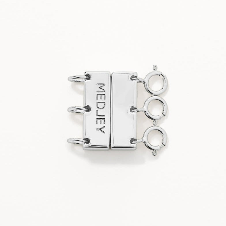 Silver Multi-Layered Necklace Connector - Elegant Jewelry Piece for Layering Necklaces & Bracelets | Perfect for DIY Jewelry Making & Fashion Accessories