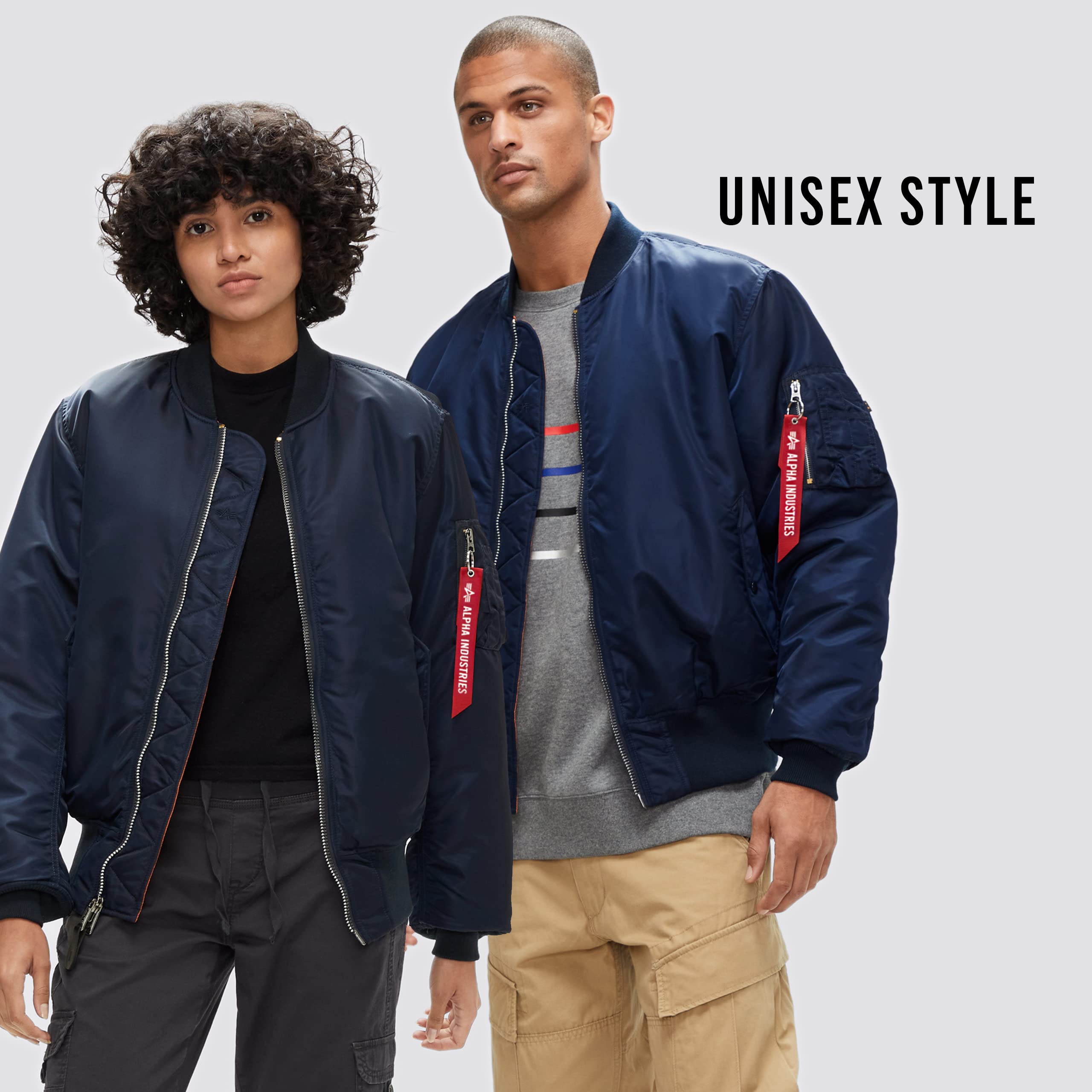 Alpha Industries MA-1 Bomber Flight Jacket - Men's Military Pilot Jacket | Water-Resistant Nylon Outerwear for Aviation & Streetwear Style | Perfect for Cold Weather & Casual Fashion