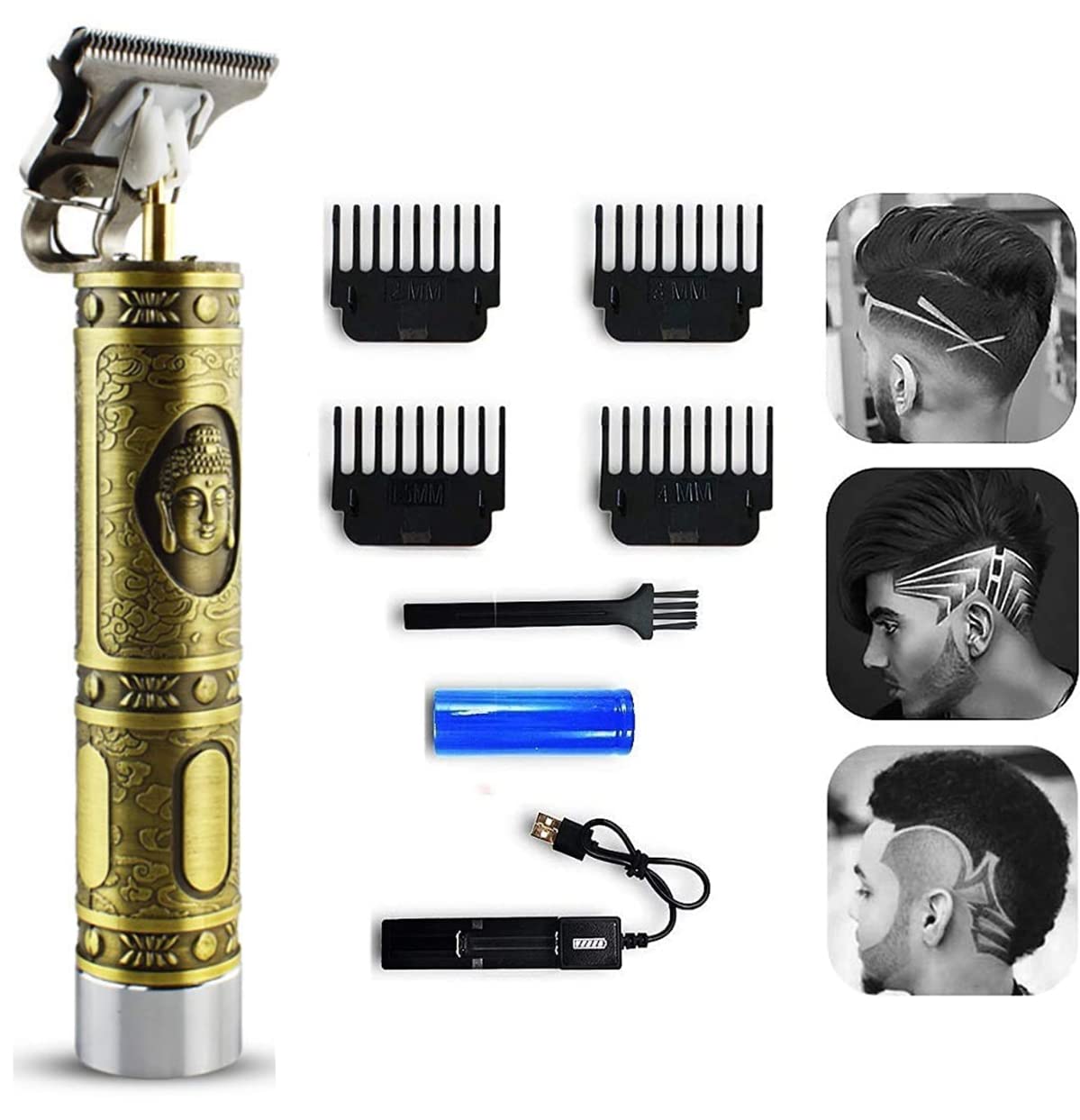 **ARDAKI Professional Hair Clipper for Men - Adjustable Blade Trimmer & Shaver, Multi-Grooming Kit for Face, Head & Body - Fast Charging, Precise Close Cut (Perfect for Home, Travel & Salon Use)**