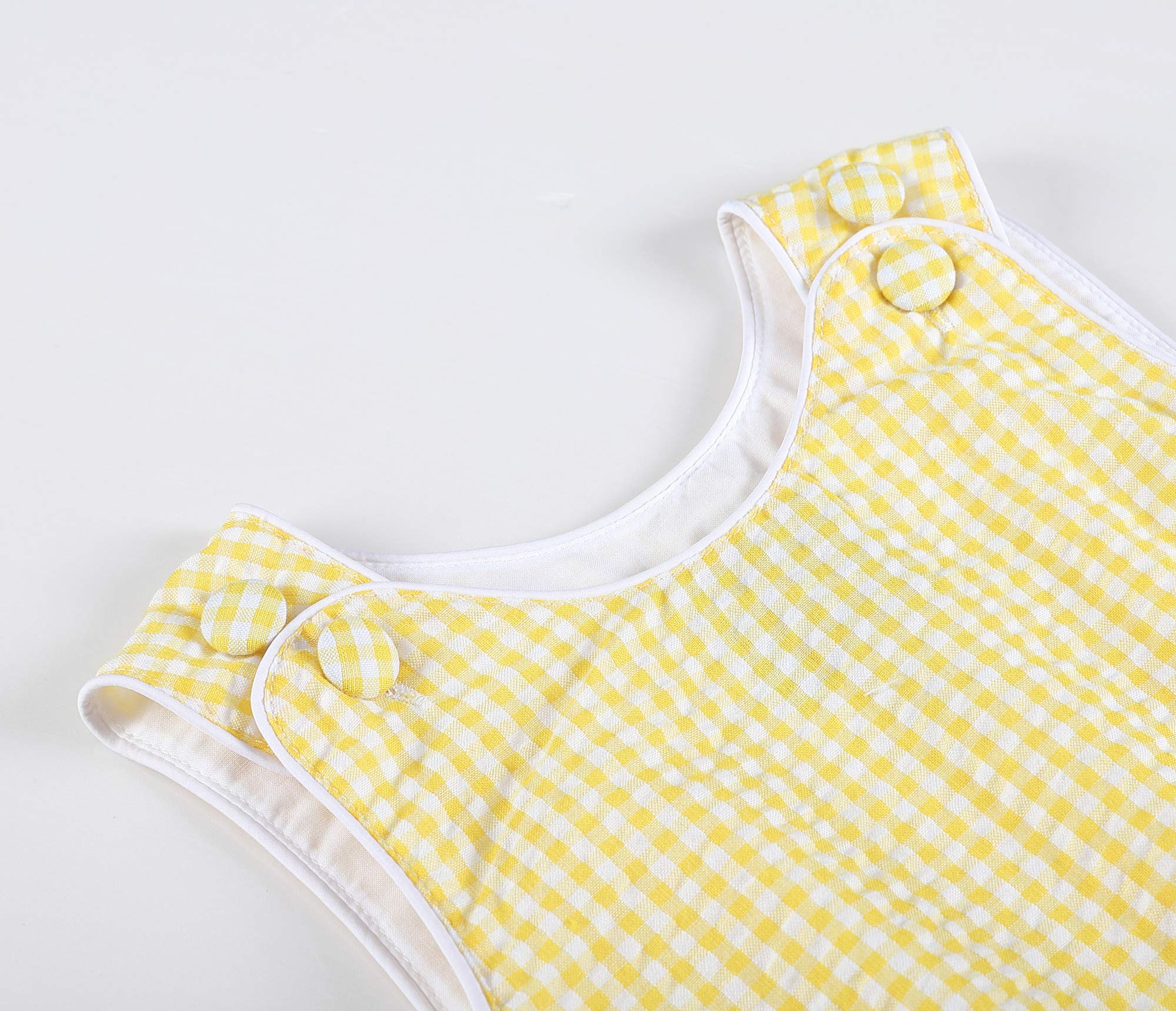 Lil Cactus Baby & Toddler Boys Girls Seersucker Gingham Bubble Romper One-Piece Outfit - Perfect for Summer Playdates, Beach Trips & Photo Shoots