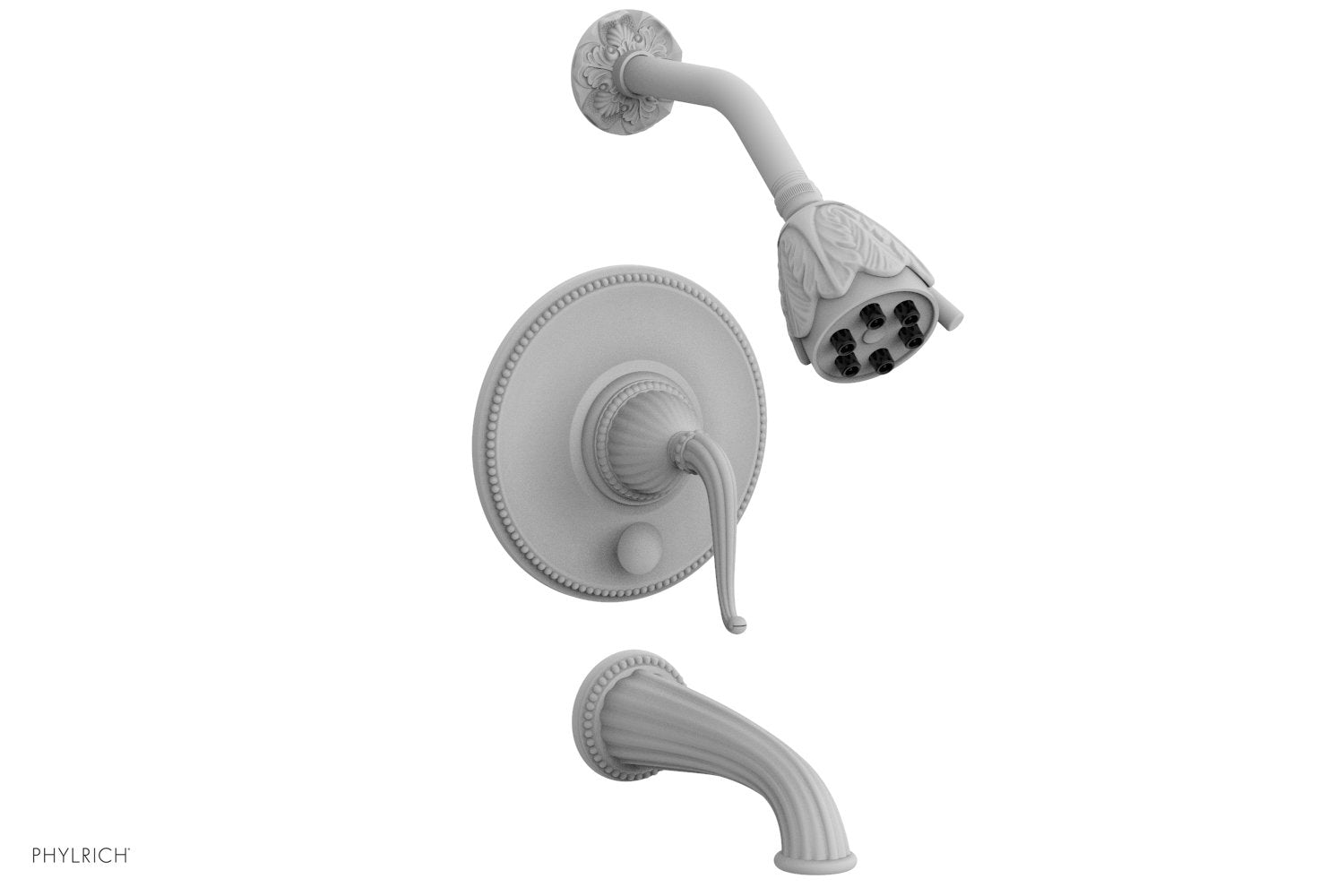 GEORGIAN & BARCELONA PB2141 Pressure Balance Tub and Shower Faucet Set - Matte Black Bathroom Fixture for Modern Homes
