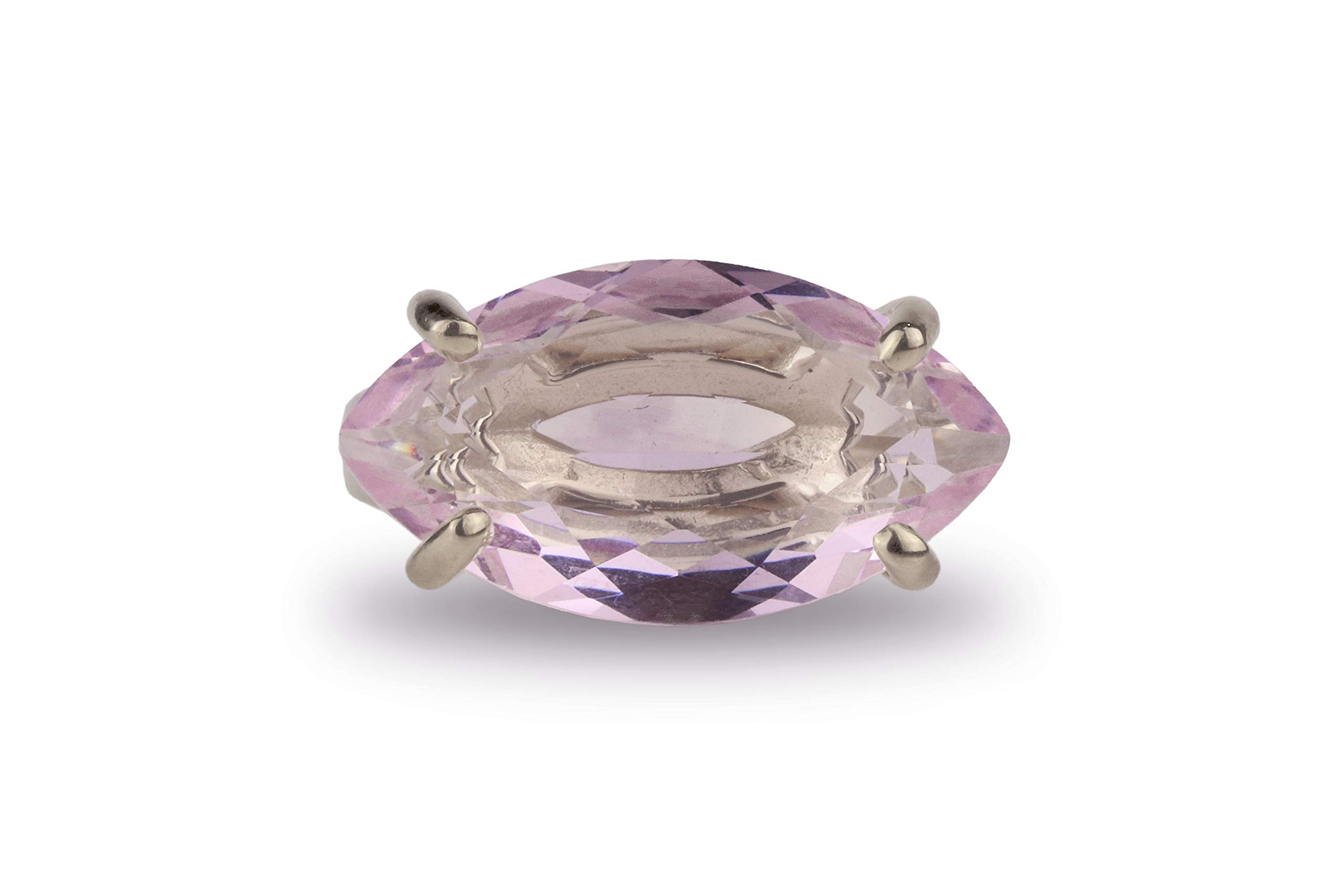 925 Silver Marquise Rose Quartz Ring for Women - Natural Crystal Jewelry, Elegant Stone Ring - Perfect for Everyday Wear, Gifts & Special Occasions - All Sizes Available