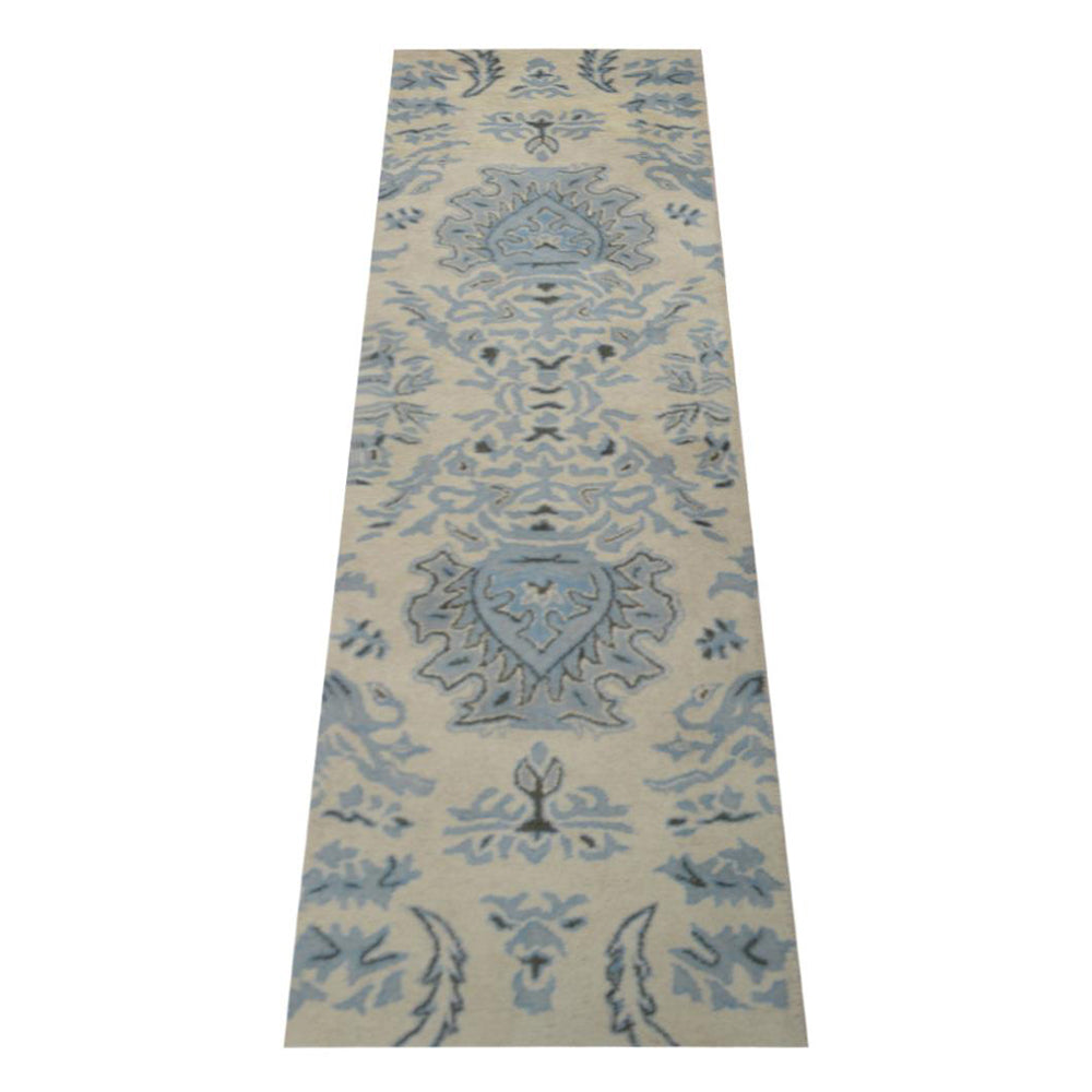 Handmade Heriz Tufted Wool Rug - Traditional Persian Design for Living Room, Bedroom & Home Decor