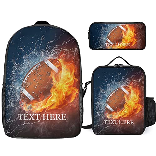 American Football With Fire