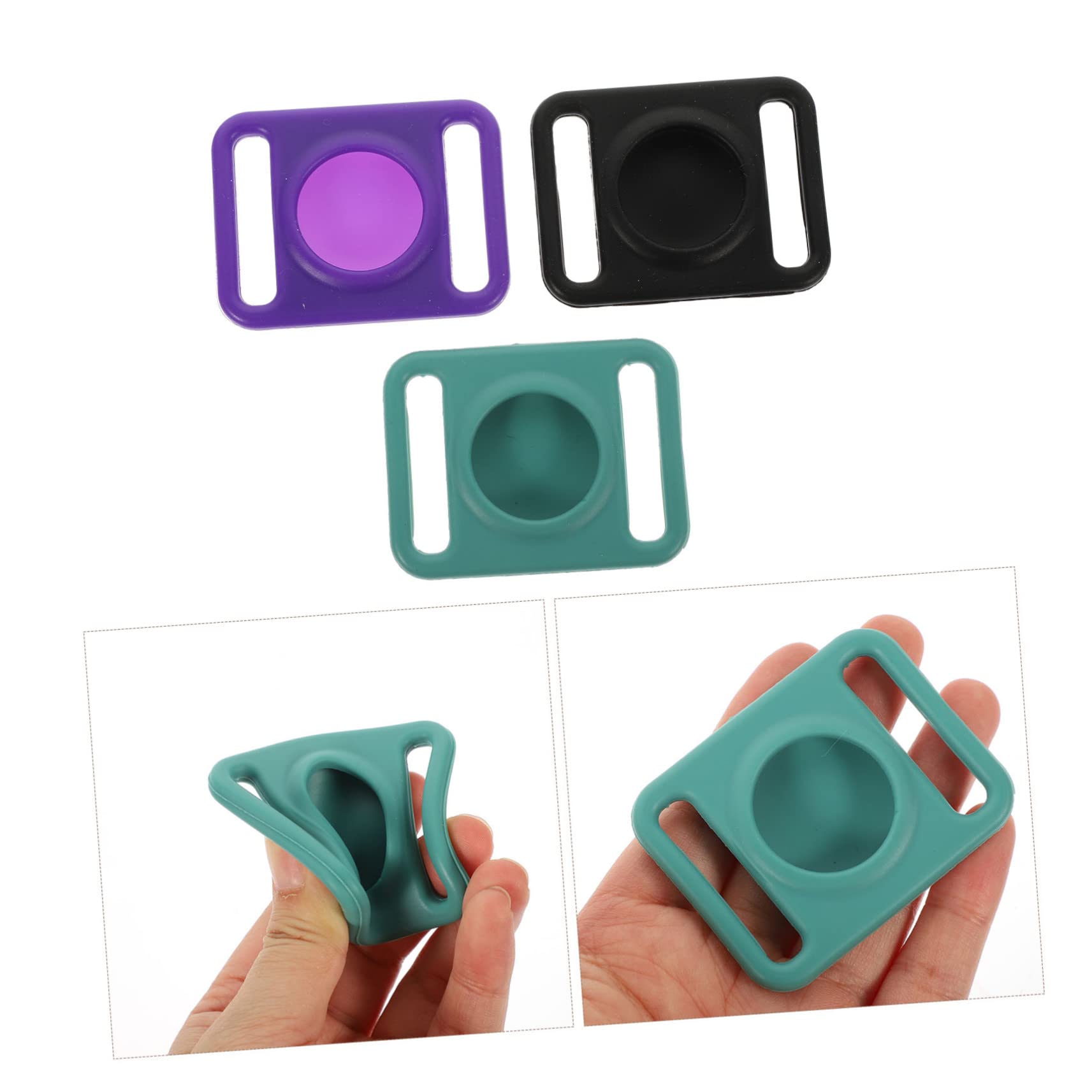 Gadpiparty 5 Sets AirTag Tracer Sleeve - Protective Cover & Label Kit (3pcs x 5) for Apple AirTag - Perfect for Luggage, Keys, Pets & Personal Item Tracking