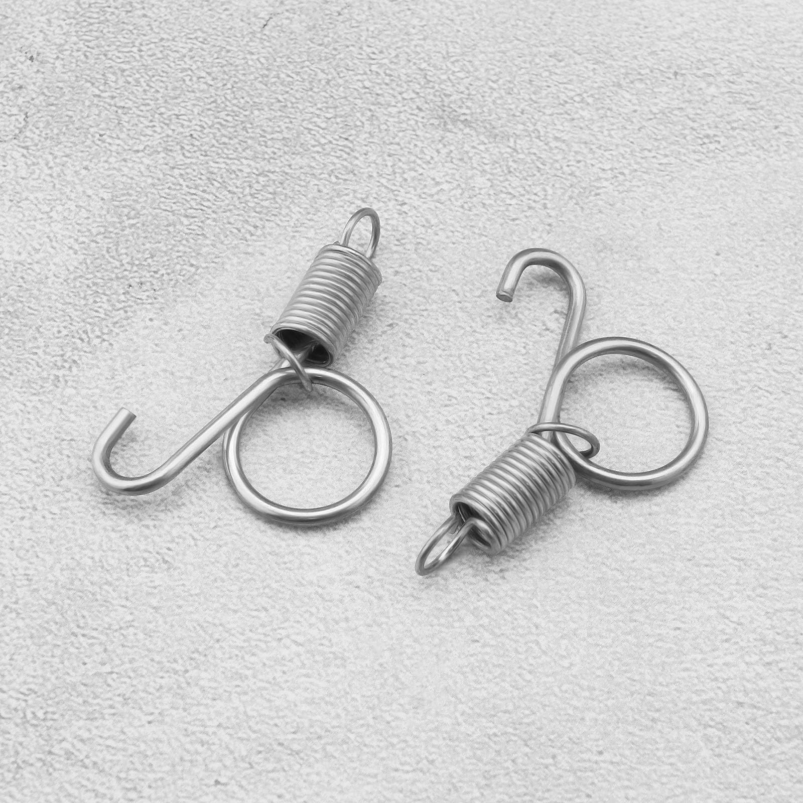 30Pcs Spring Hook Cage for Chickens Pigeons Rabbits - Durable 55mm Iron Wire Latch for Secure Door Fixing