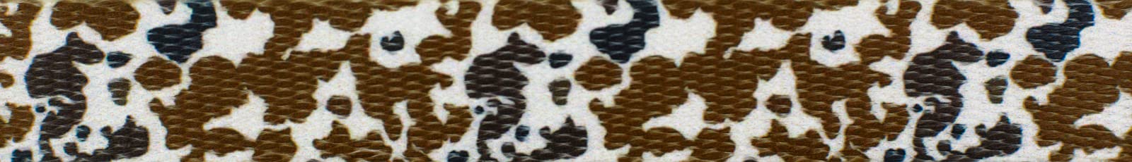 Country Brook Design - Stylish Cow Print Polyester Webbing for DIY Crafts, Pet Collars & Fashion Accessories | Durable & Trendy Animal Print Material for Sewing Projects, Handbags & Home Decor