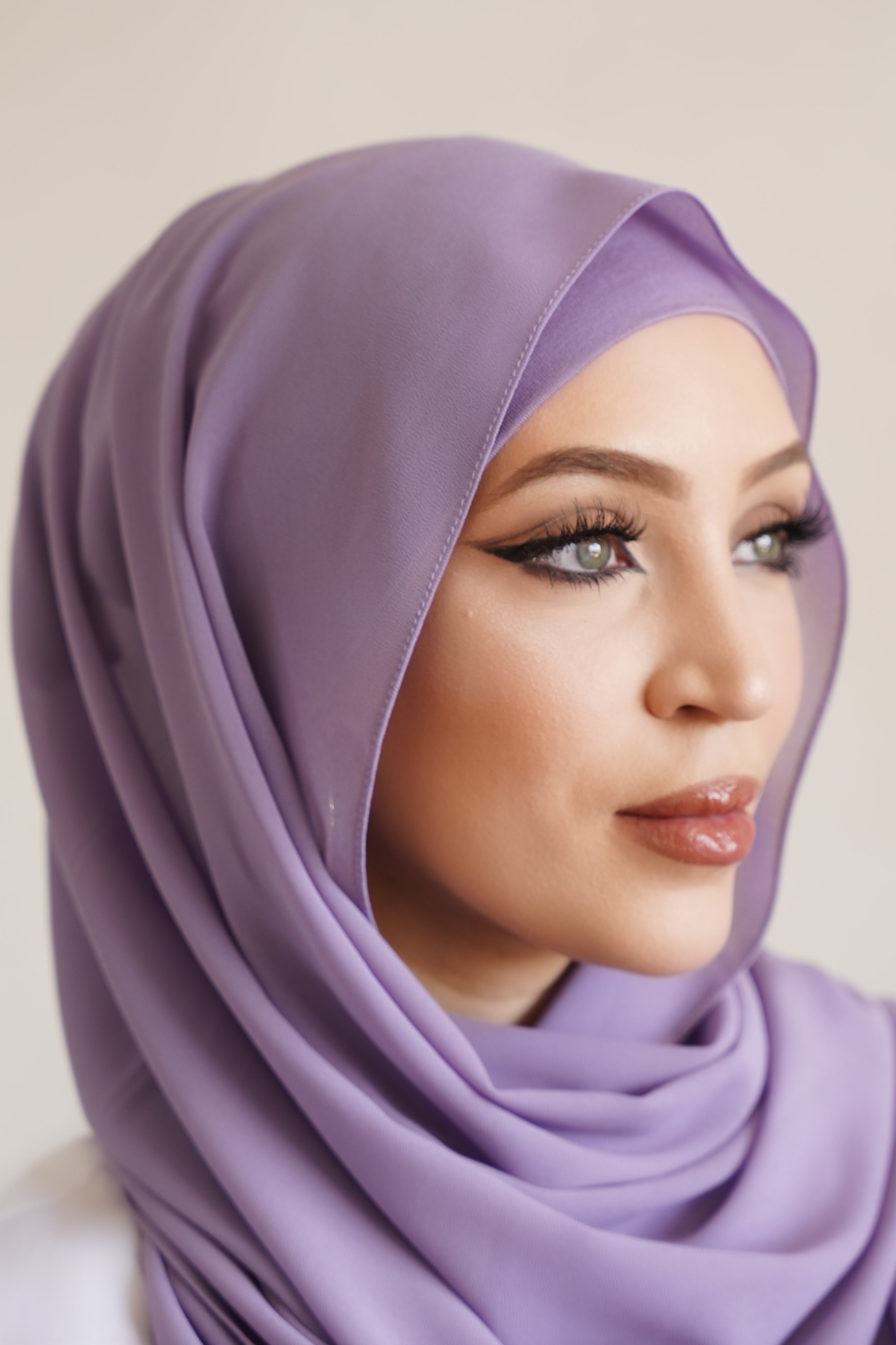 Haifa Chiffon Hijab Set - Soft & Lightweight Muslim Scarf for Women - Perfect for Prayer, Daily Wear & Special Occasions