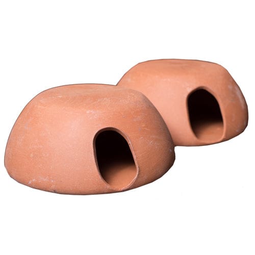 Cobalt Aquatics Cichlid Huts - Premium Ceramic Caves for African Cichlid Fish Tanks, Breeding & Hiding Spots - Ideal for Aquascaping & Fish Shelter in Freshwater Aquariums