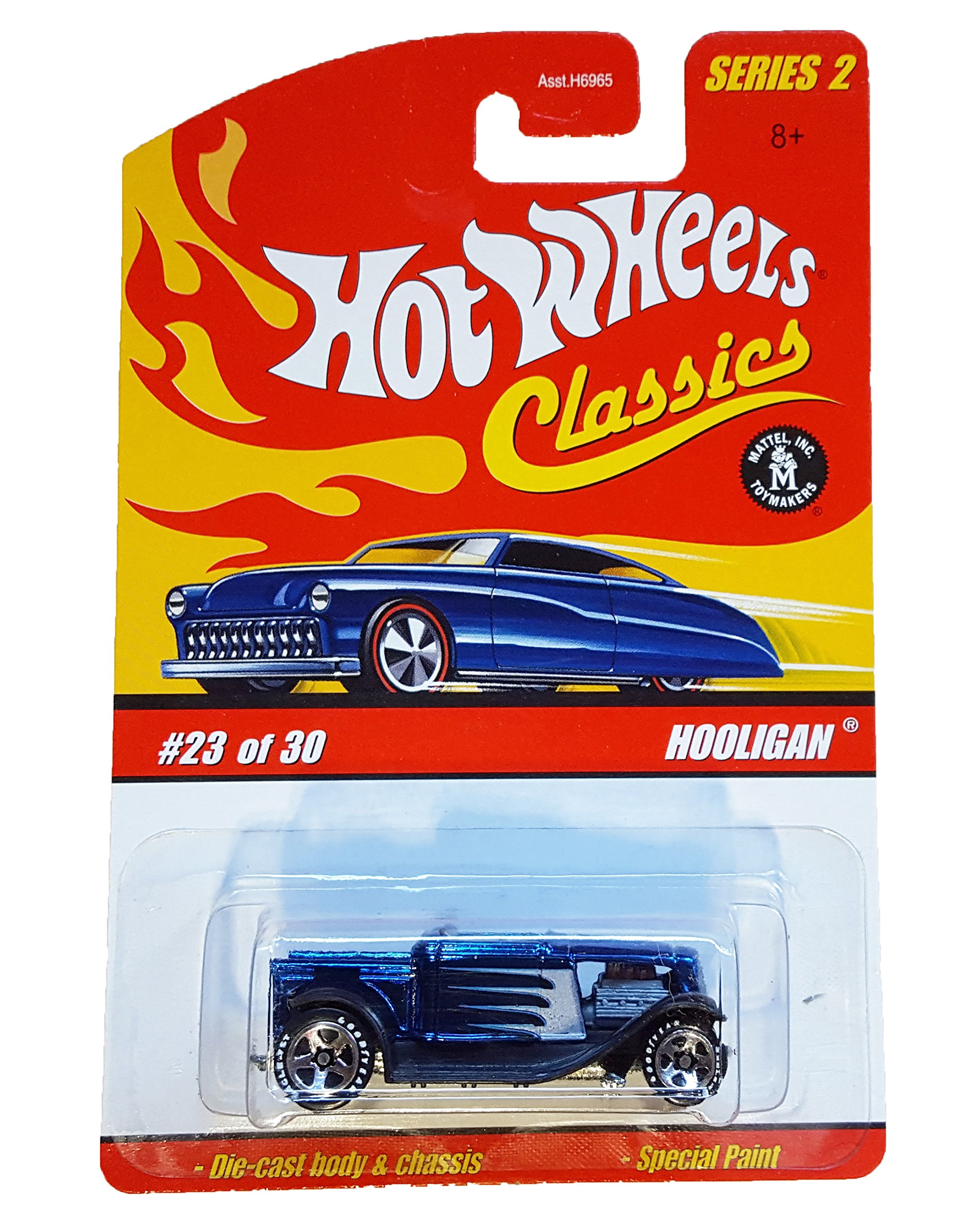 Hot Wheels Classics Series 2 #23 of 30 Hooligan BLUE 1:64 Scale Die-Cast Car - Collectible Toy for Kids & Adults, Perfect for Display, Racing Play & Gift Giving