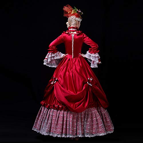 Victorian Renaissance Queen Dress for Women - Elegant Rococo Masquerade Gown Long Party Costume | Perfect for Halloween, Cosplay, Themed Parties & Historical Reenactments