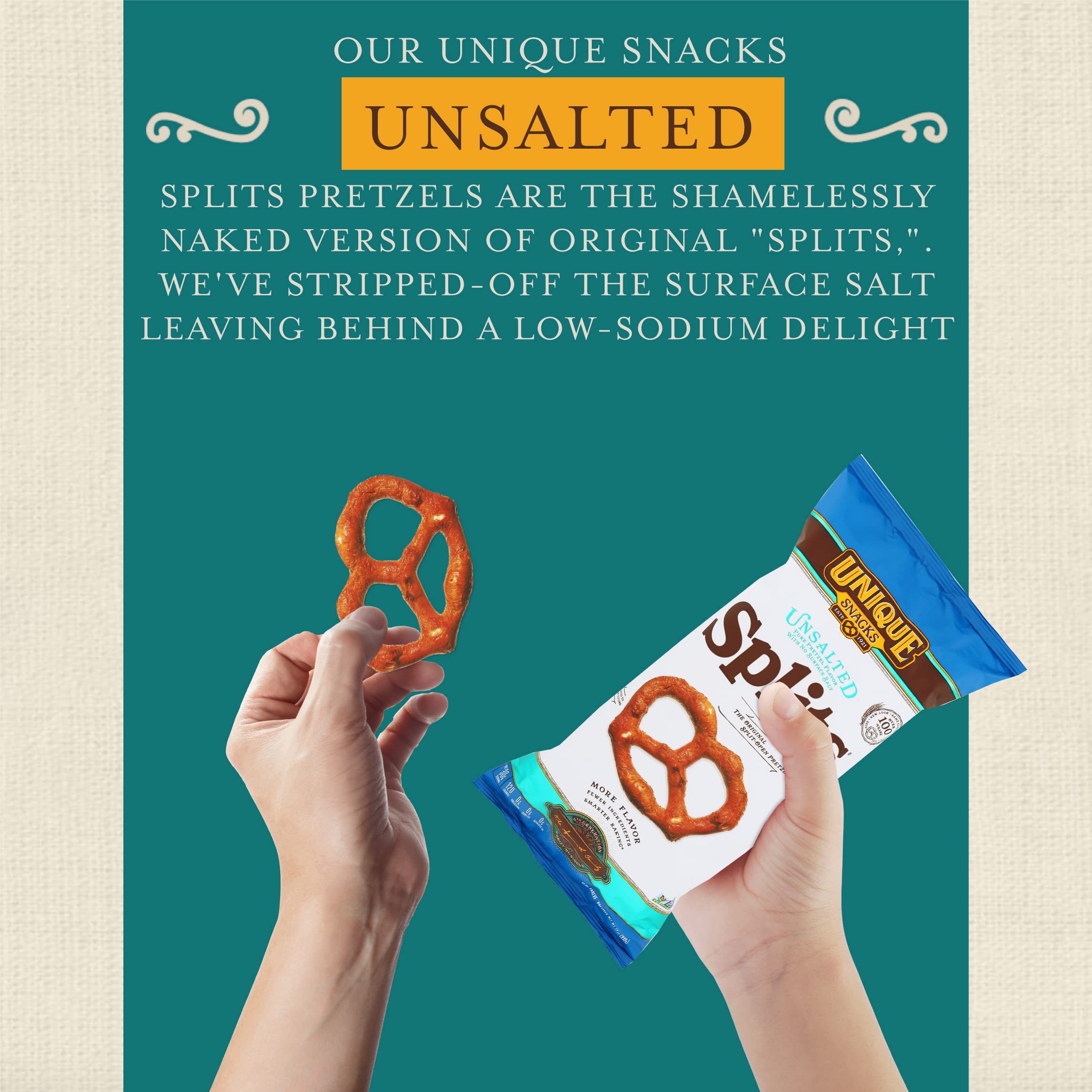 Unsalted Split Peas Snacks - Vegan, Non-GMO, OU Kosher Certified, 11oz Bags (Pack of 12) | Healthy Homestyle Baked Snacks for On-the-Go, Office & School Lunch
