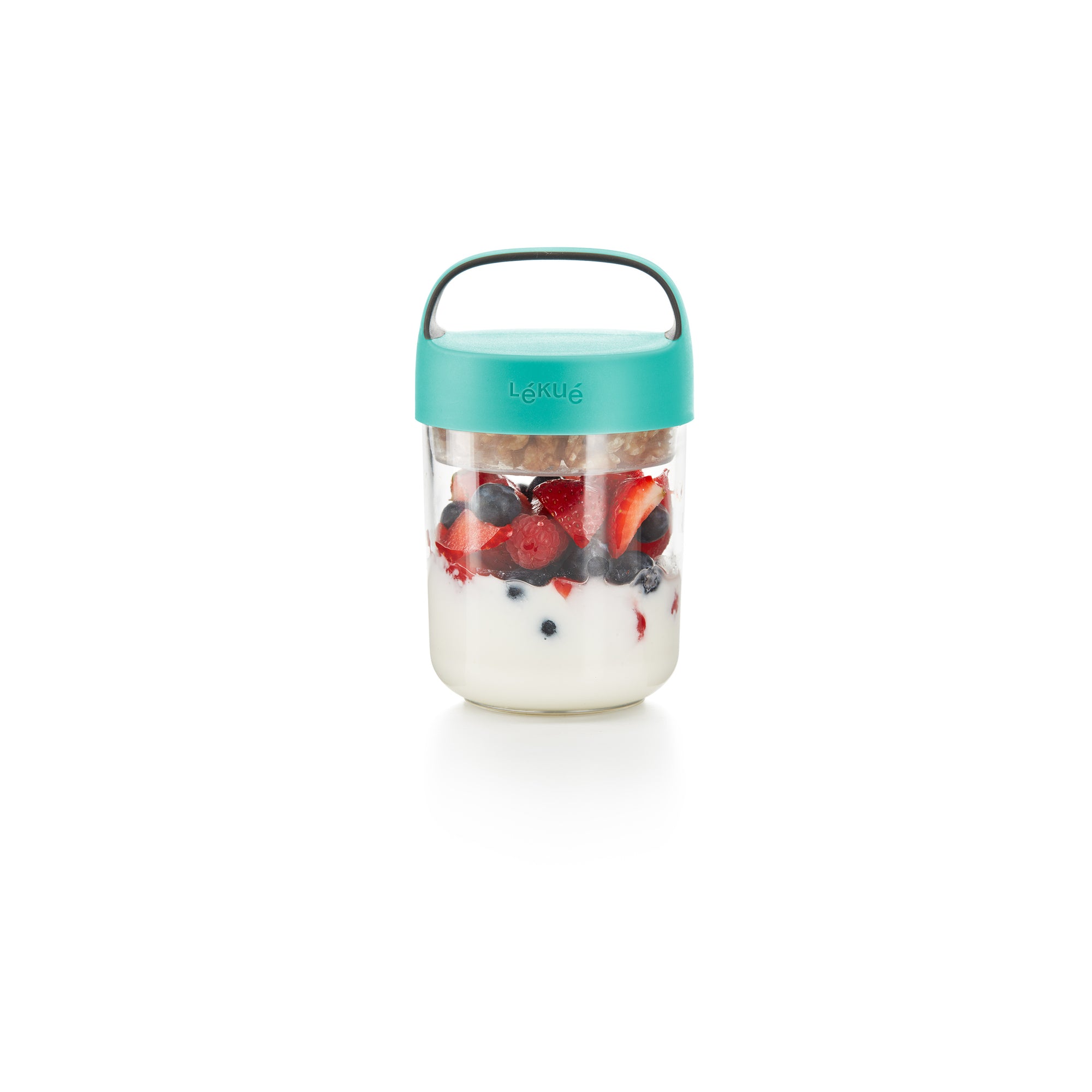 400ml Turquoise Jar To Go - Portable Leak-Proof Food Container for Meal Prep, Snacks & On-the-Go Lifestyles