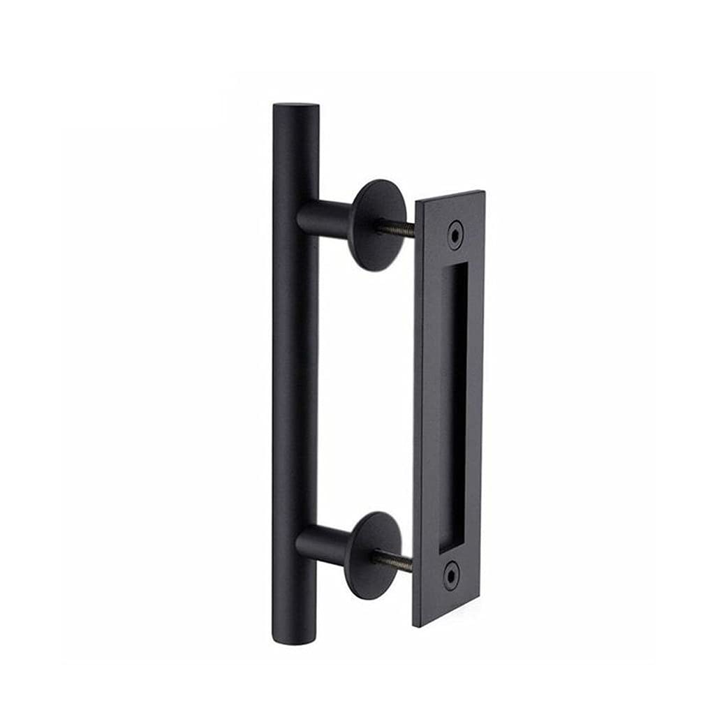 Heavy Duty Sliding Barn Door Handle - Flush Wooden Pull for Cabinet, Cupboard & Interior Doors | Durable Furniture Hardware for Home & Office Use