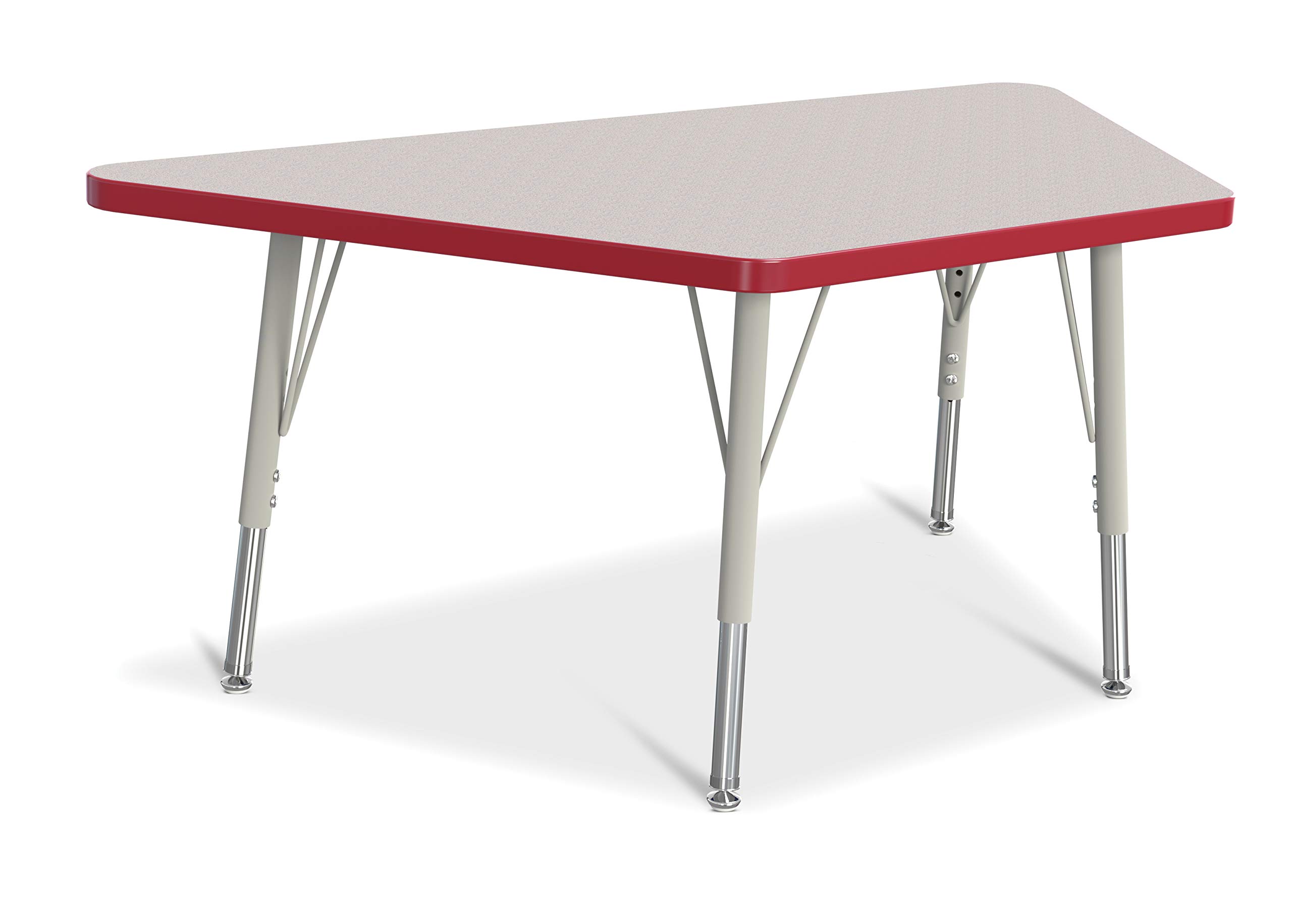 Jonti-Craft Berries 6438JCE008 Adjustable Height Trapezoid Activity Table (15