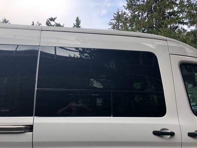CRL Ford Transit 130/148WB Passenger Side Sliding Door Vented Window (FW293R) - Replacement Auto Part for Improved Ventilation & Comfort - Perfect for Cargo Vans, Work Vehicles & Road Trips
