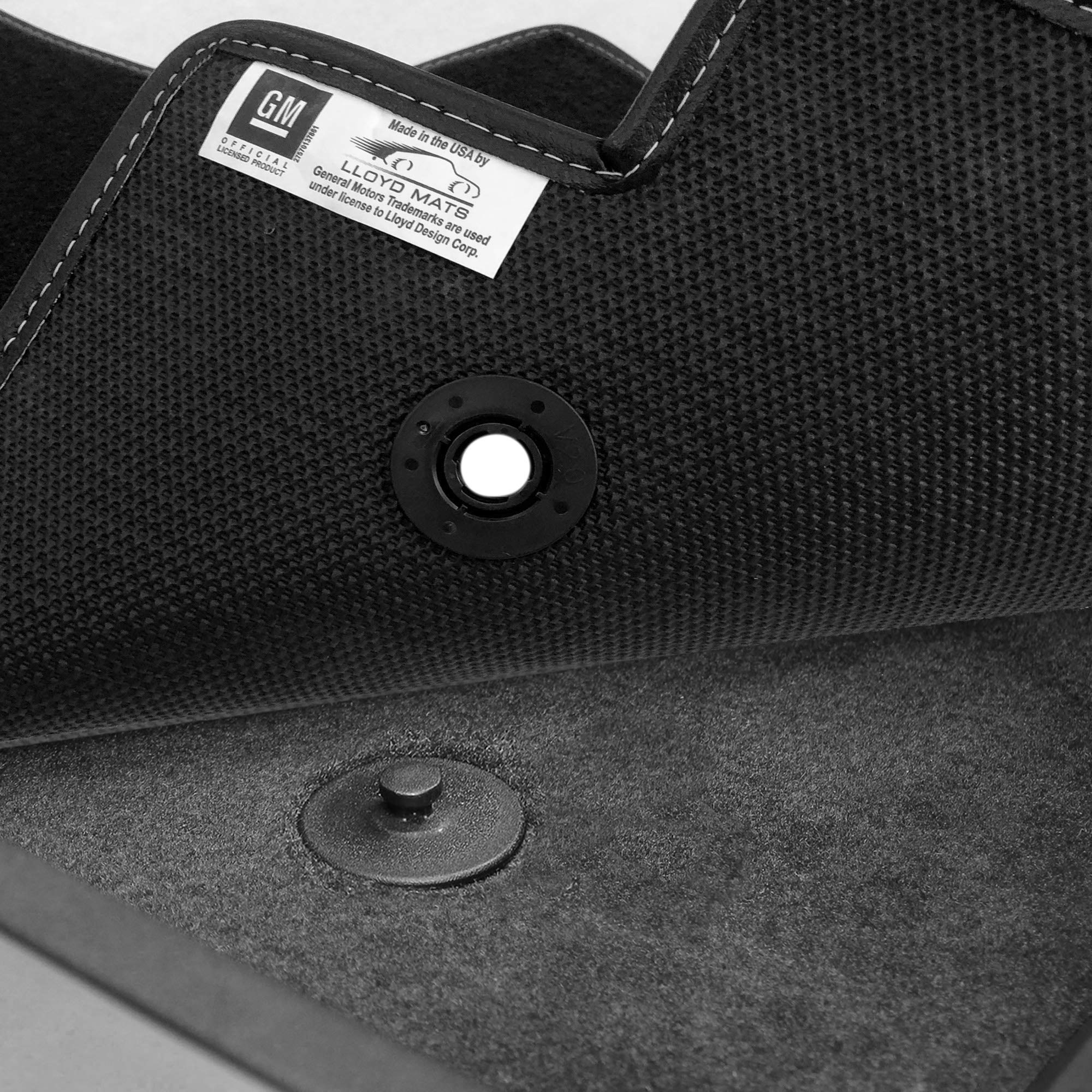 Premium Custom-Fit Carpeted Floor Mats for Corvette C8 2020-2024 - Luxury Car Floor Liners with Carbon Logo (2-Piece Set, Charcoal) | Perfect for Daily Driving & Car Shows