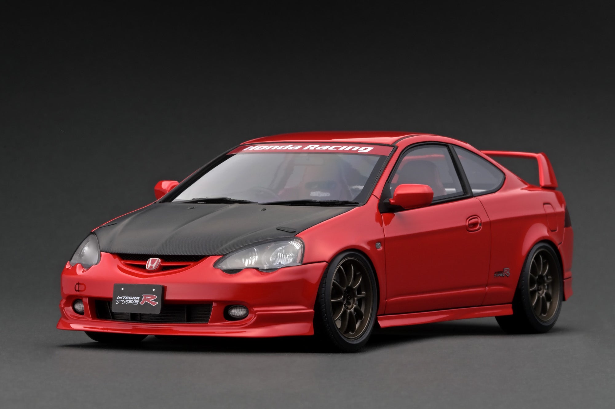 1:18 Scale Honda Integra DC5 Type R Diecast Model Car - Red Collectible Sports Car for Display & Racing Enthusiasts - Perfect for Home Office Decor, Gift & Car Show Collection