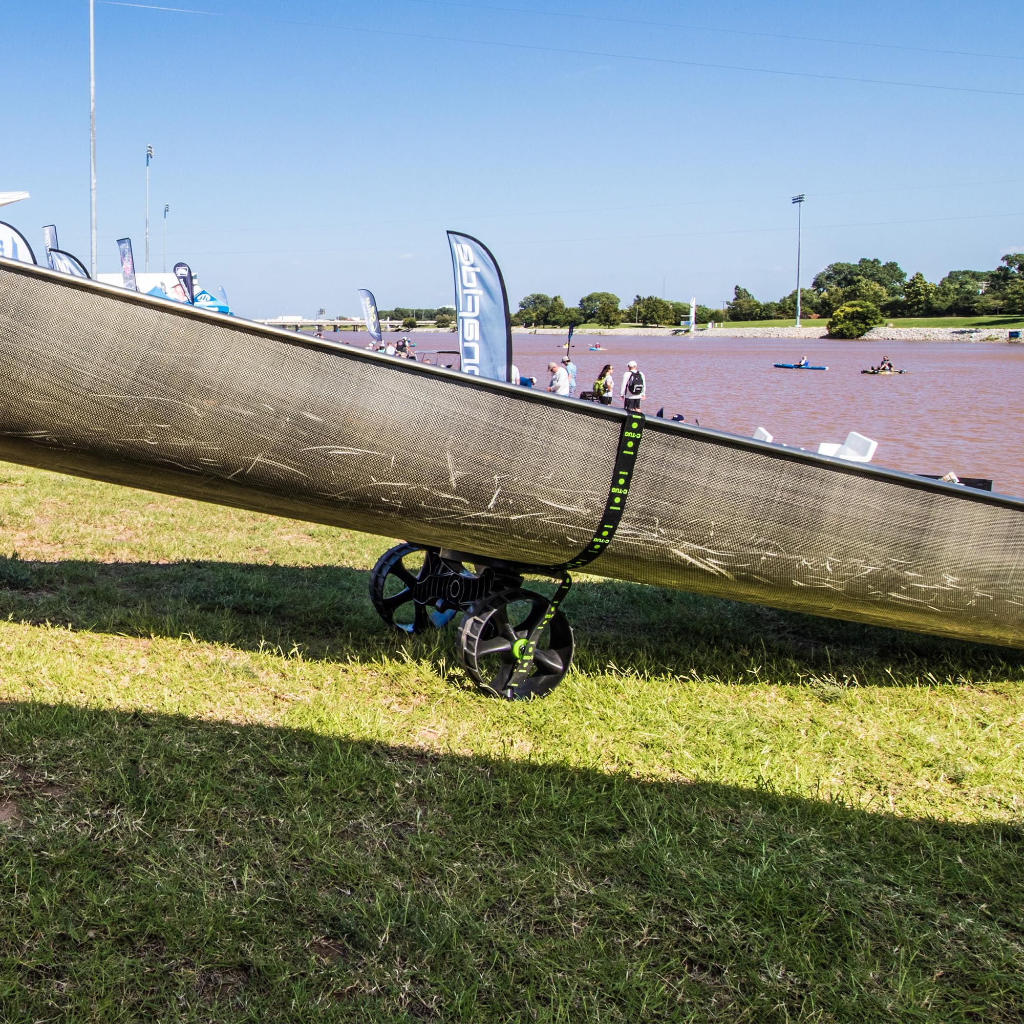 RAILBLAZA C-Tug Kayak Cart with Puncture-Free Wheels - Heavy Duty Canoe Trolley for Easy Transport - Perfect for Kayaking, Canoeing & Beach Use