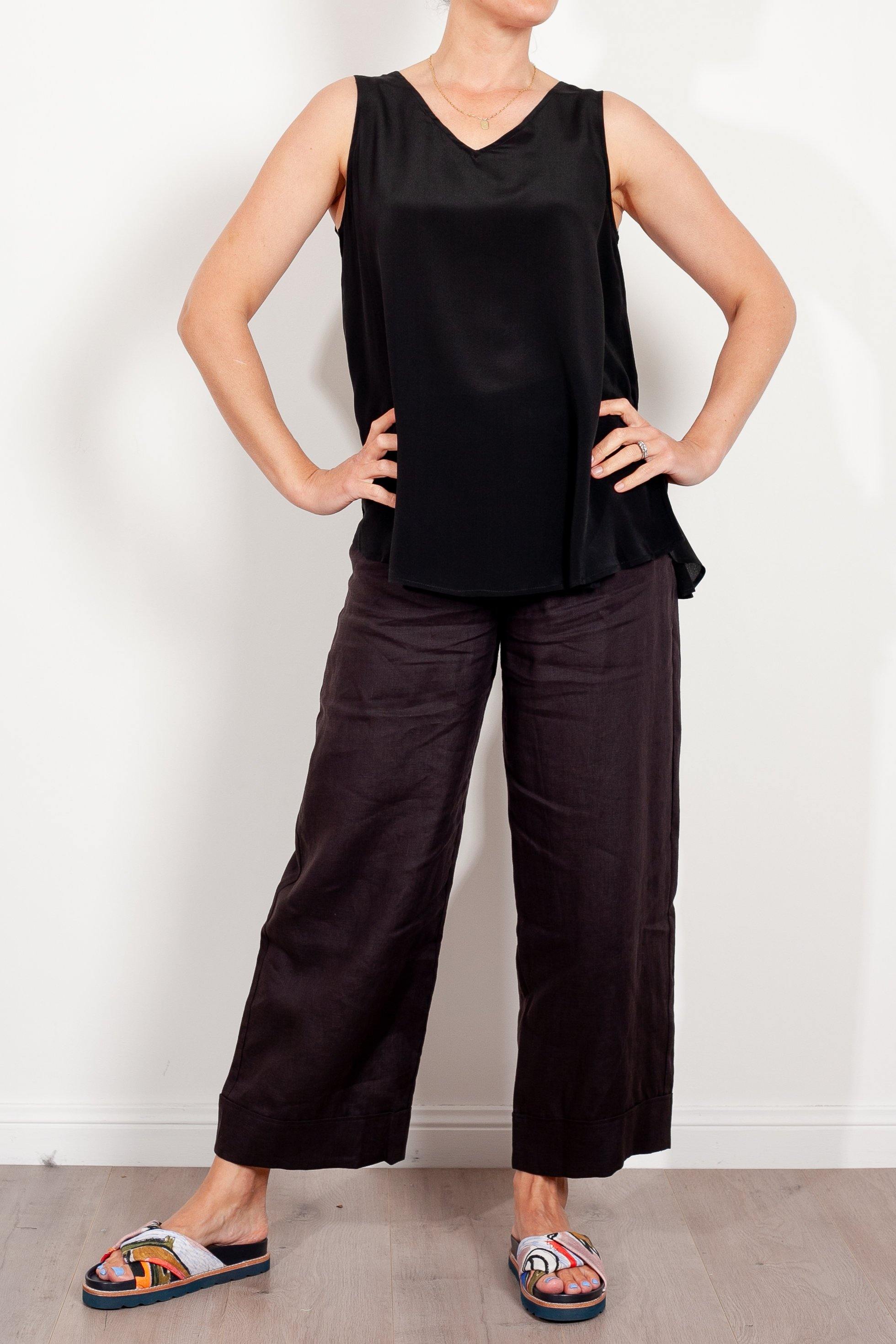 M.A. Dainty Gillie Silk Tank Top - Women's Elegant Sleeveless Blouse for Summer, Party & Office Wear - Perfect for Casual Outings, Date Nights and Professional Events