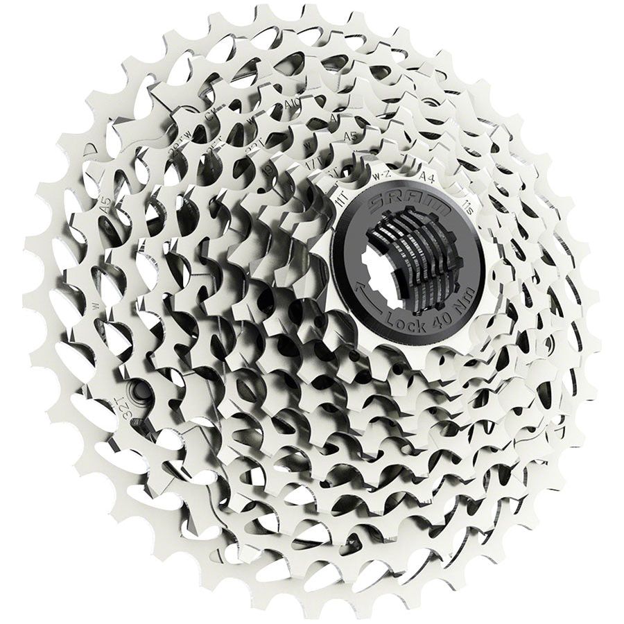 SRAM PG 1130 11-Speed Bike Cassette - 11-36T Silver MTB/ Road Bike Compatible for Smooth Shifting & Durable Performance | Perfect for Mountain Biking, Commuting & Road Cycling
