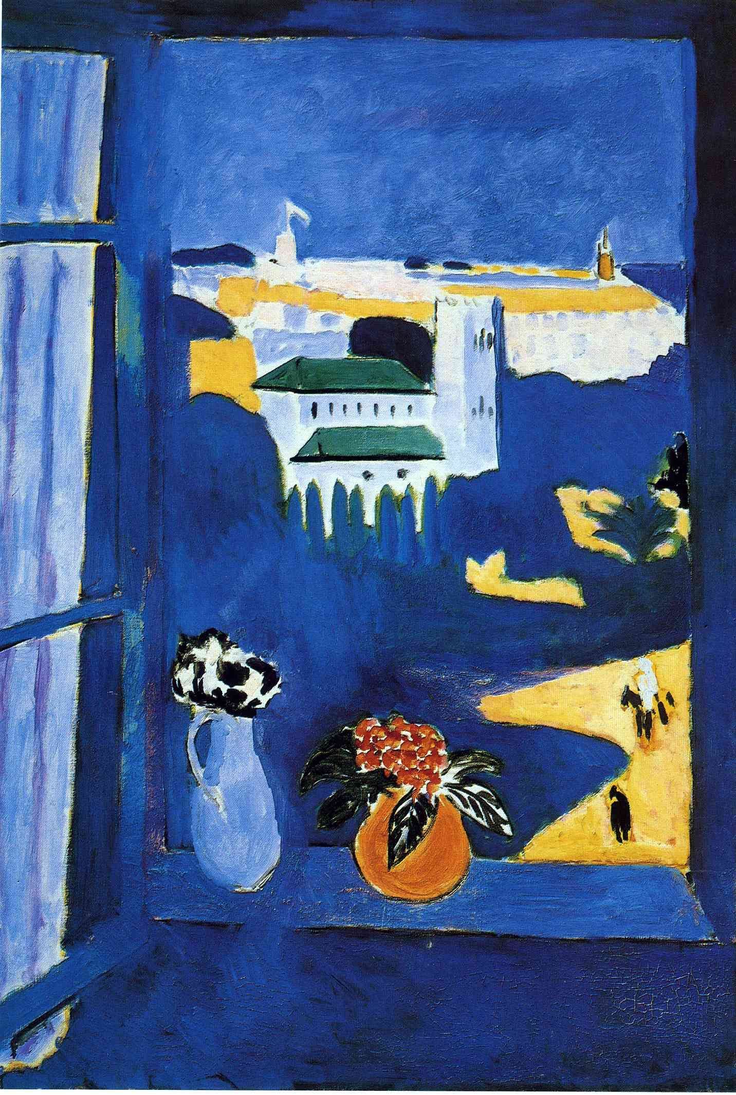 Henri Matisse Window at Tangiers Framed Canvas Art - Premium Wall Decor for Home, Office & Bedroom - Ready to Hang - Perfect for Living Room Accent Wall & Art Gallery Display