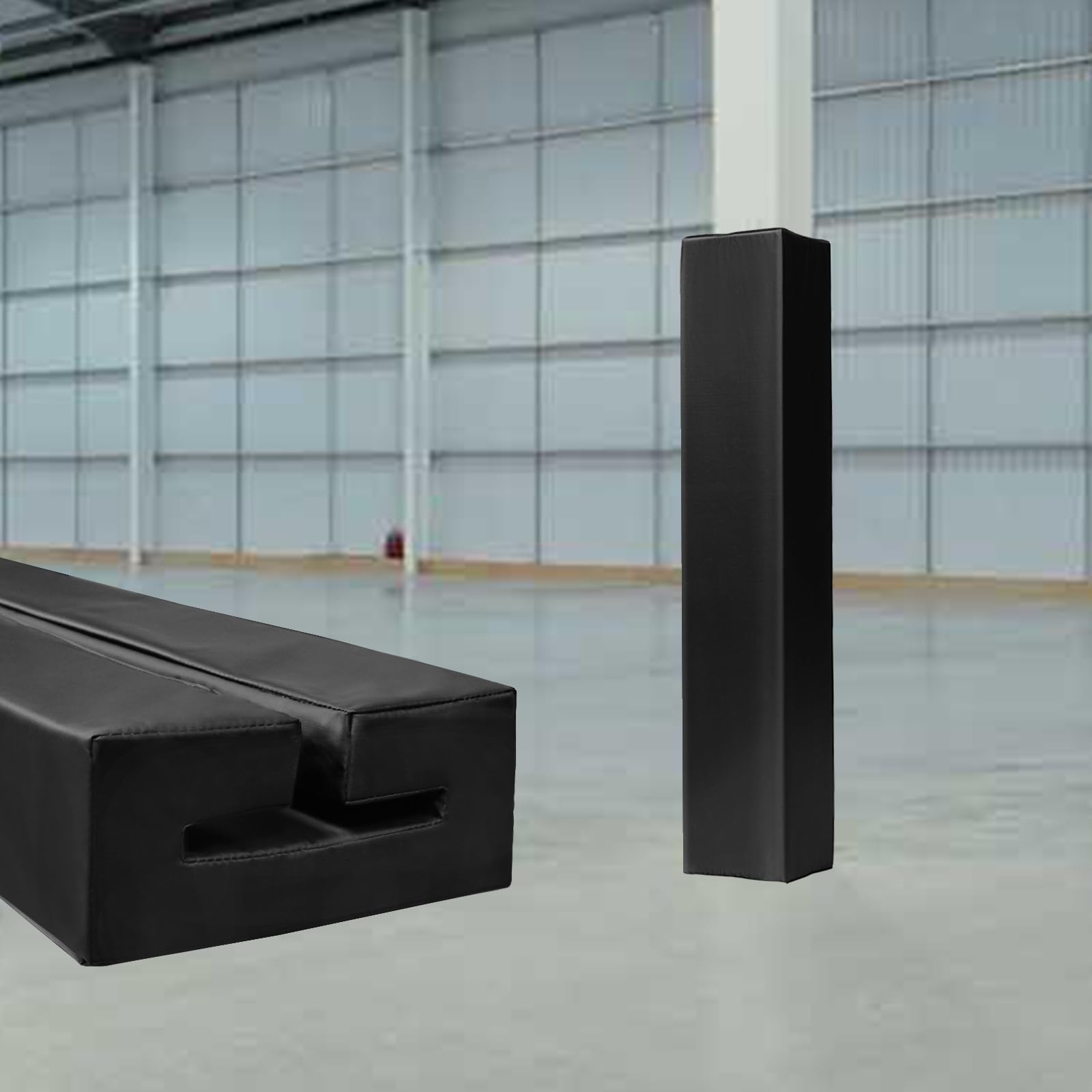 PROGOAL I Beam Flange Pad - 3FT High Heavy Duty Durable Laminated PVC Cloth with 2 Inch Thick Foam Cladding - Closed Cell Foam Padding for 5/6/8 Inch Face I Beam Flange - Perfect for Gymnastics, Martial Arts & Home Gym Safety Protection