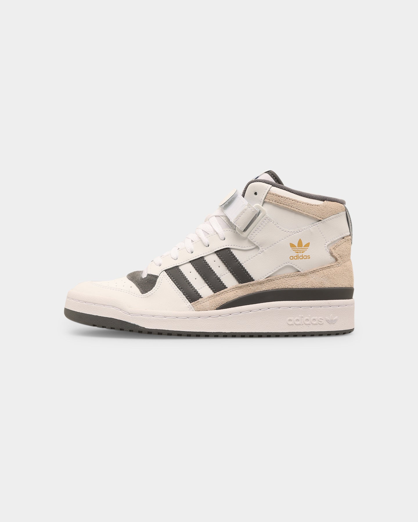 Adidas Forum Mid Sneakers for Men & Women - White/Grey Basketball Shoes for Casual Wear & Street Style