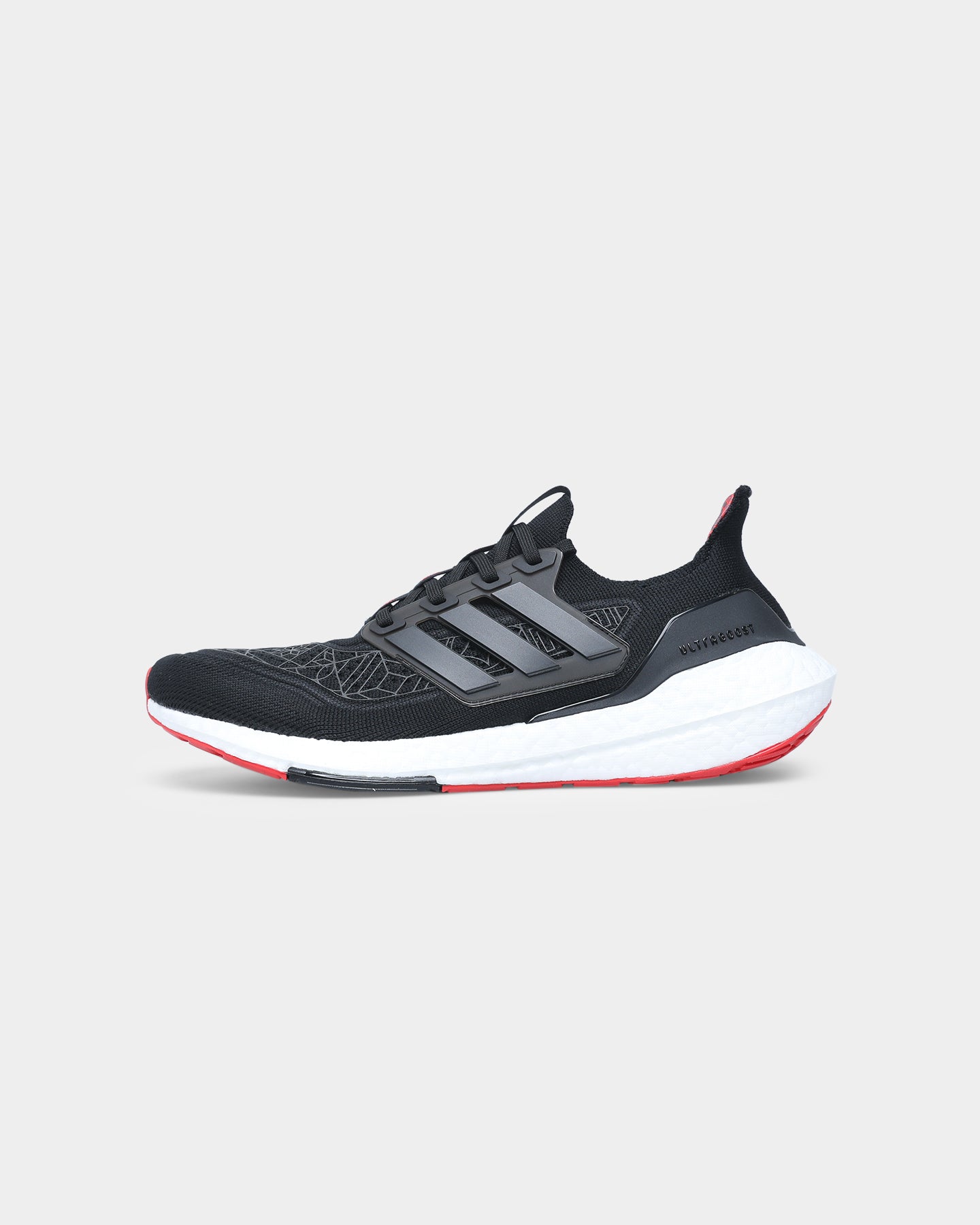 Adidas Ultraboost 21 Running Shoes - Core Black/Scarlet Colorway | Lightweight & Responsive Cushioning for Men & Women | Perfect for Jogging, Gym Workouts & Daily Wear