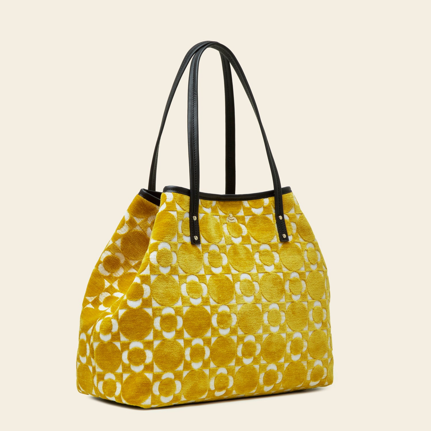 Carrymore Tote Bag - Retro Tile Dandelion Print Fashion Handbag for Women | Perfect for Work, Travel & Shopping