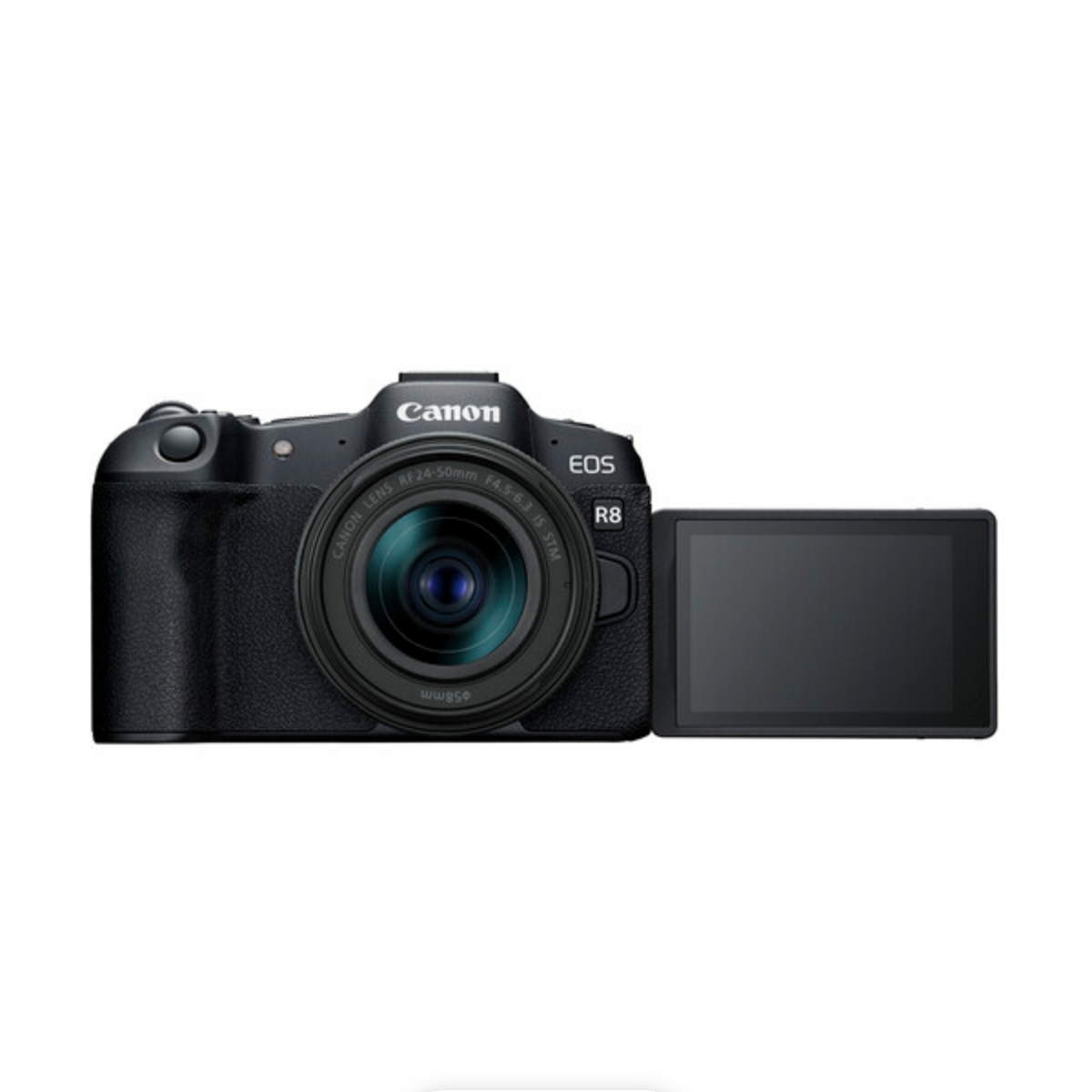 Canon EOS R8 Full Frame Mirrorless Camera with RF 24-50mm f/4.5-6.3 IS STM Lens Kit - Professional Photography, Vlogging & Travel (Black)