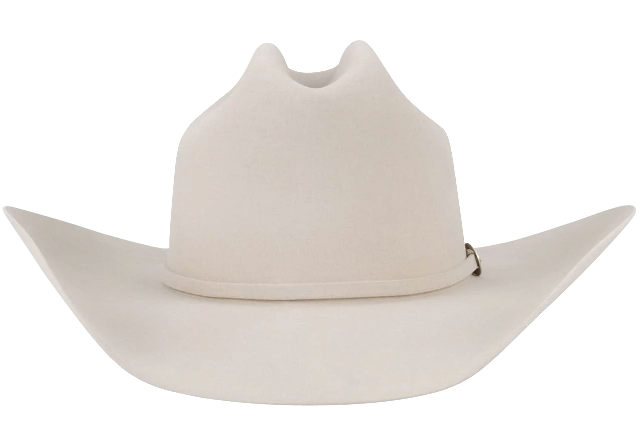 American Hat Co. 40X Silver Belly Felt Cowboy Hat for Men - Premium Western Rodeo Hat with Brim - Perfect for Country Music Festivals, Rodeos & Outdoor Events