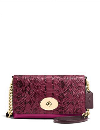 Coach Crosstown Crossbody Bag in Colorblock Exotic Embossed Leather - Stylish & Durable for Work, Travel & Everyday Use