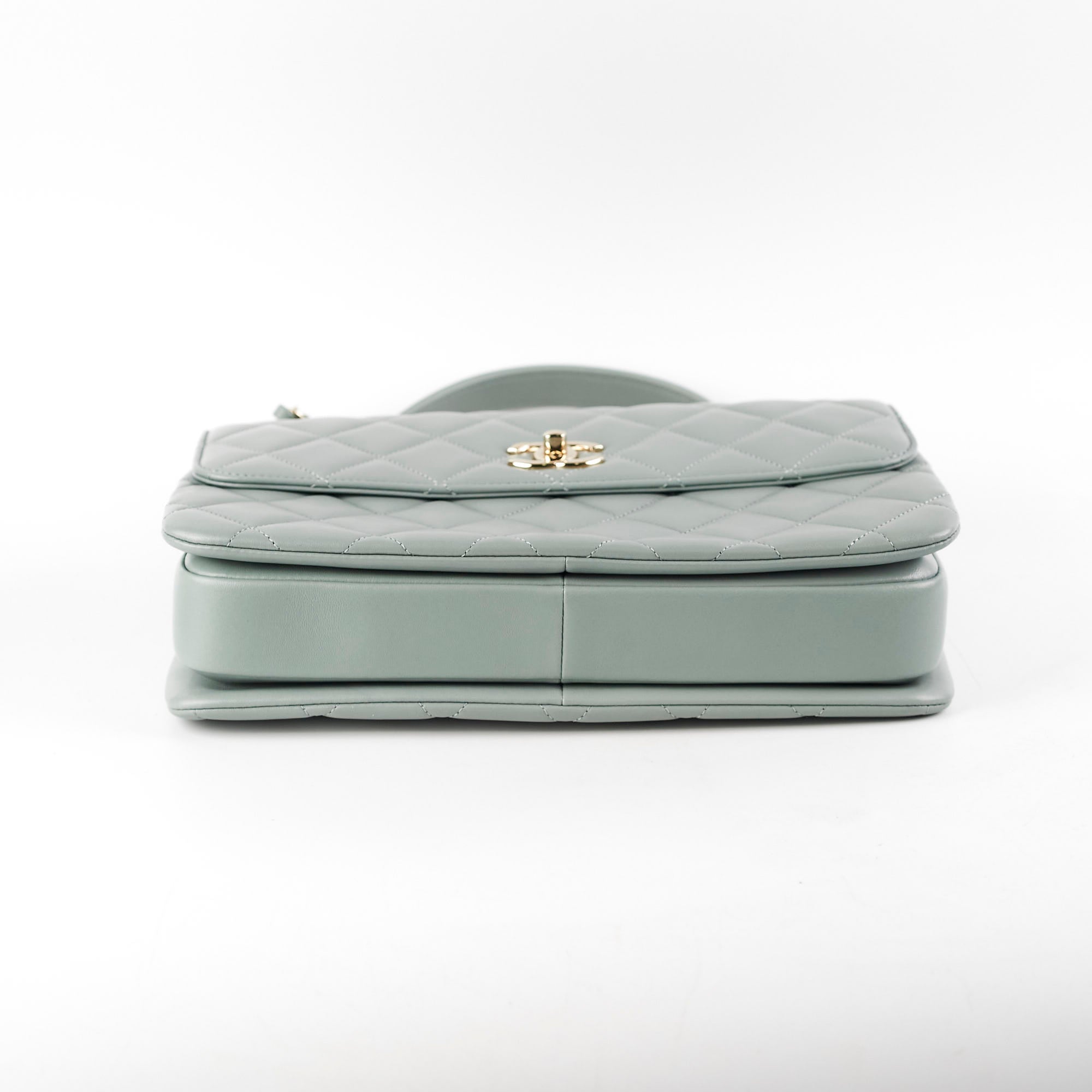 Chanel Large Trendy CC Top Handle Bag in Blue & Green - Luxury Designer Handbag for Women, Perfect for Parties, Work & Everyday Use