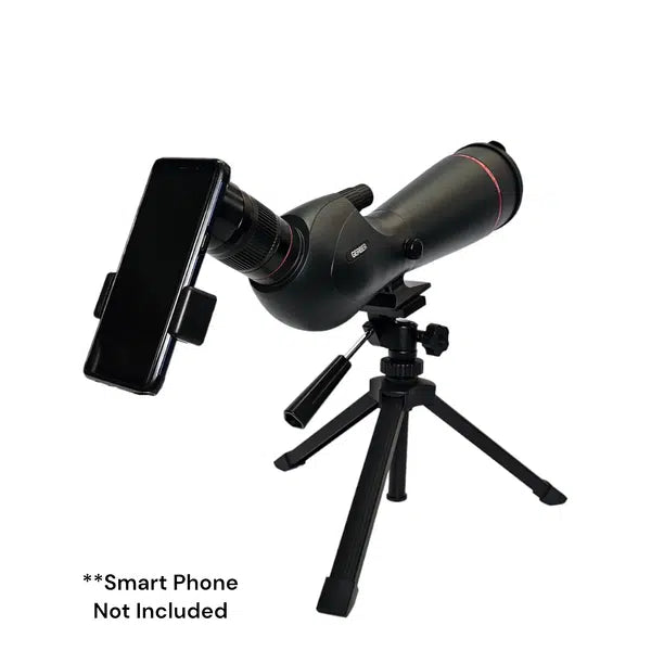Gerber Ultra HD 20-60x80 Spotting Scope with Tripod, Smartphone Adapter & Carrying Bag - Perfect for Bird Watching, Hunting, and Outdoor Adventures