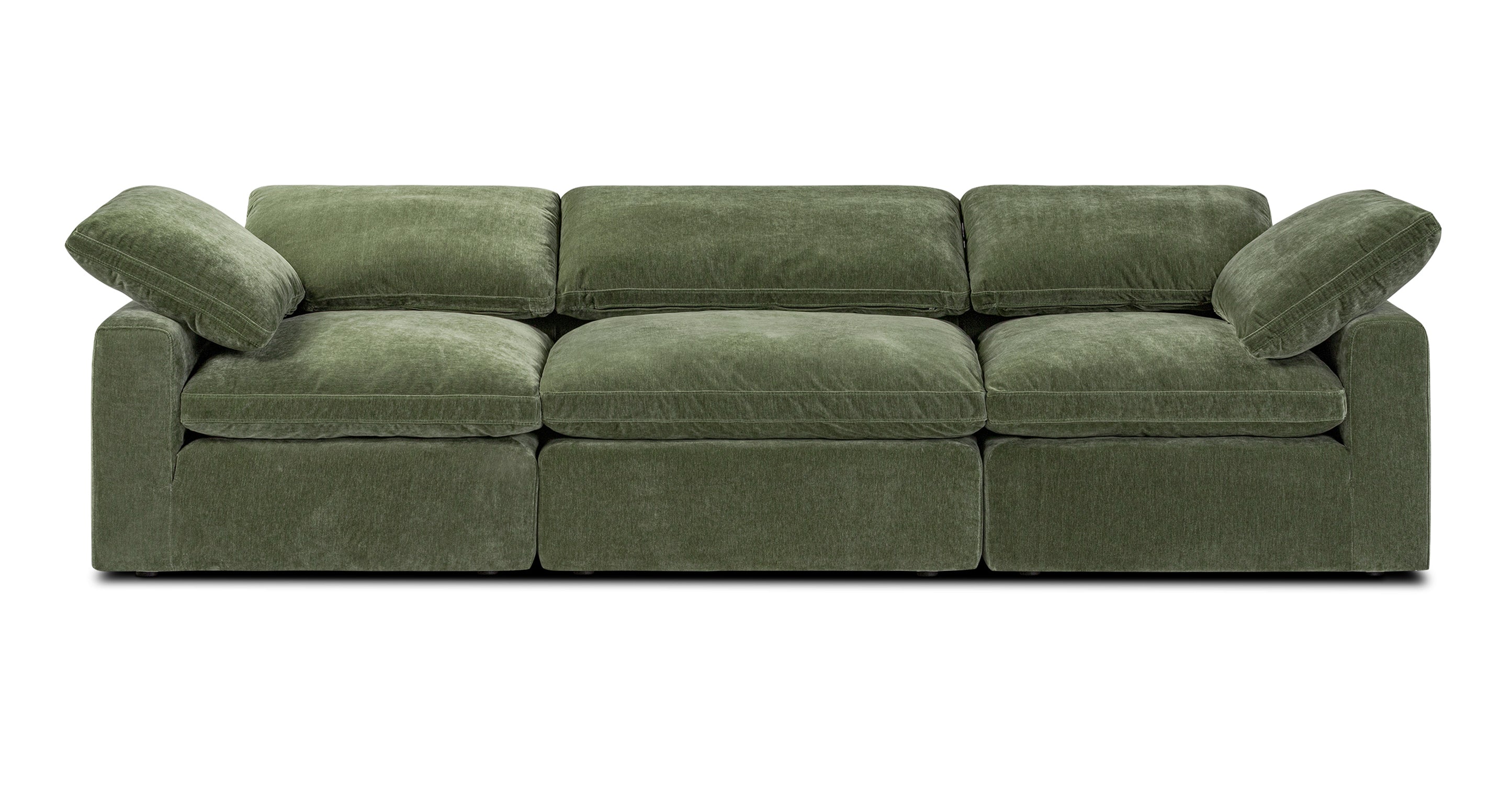 3-Seat Aspen Modular Sofa - Modern Sectional Couch for Living Room, Lounge & Office - Soft Fabric Upholstery, Easy Assembly, Space-Saving Design