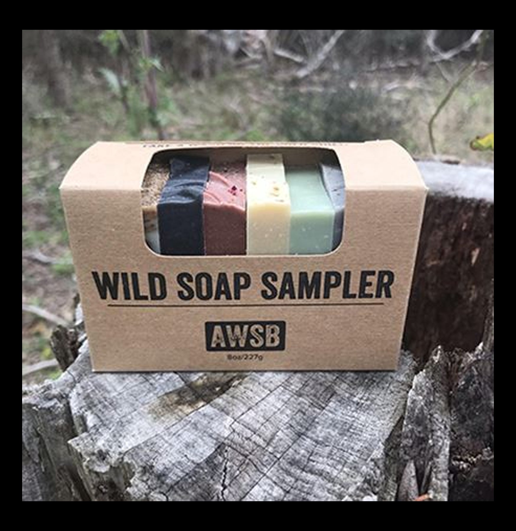 Organic Handmade Wild Soap Sampler - Natural Vegan Soap Bars Gift Set for Sensitive Skin - Perfect for Eco-Friendly Bath, Shower & Travel Use
