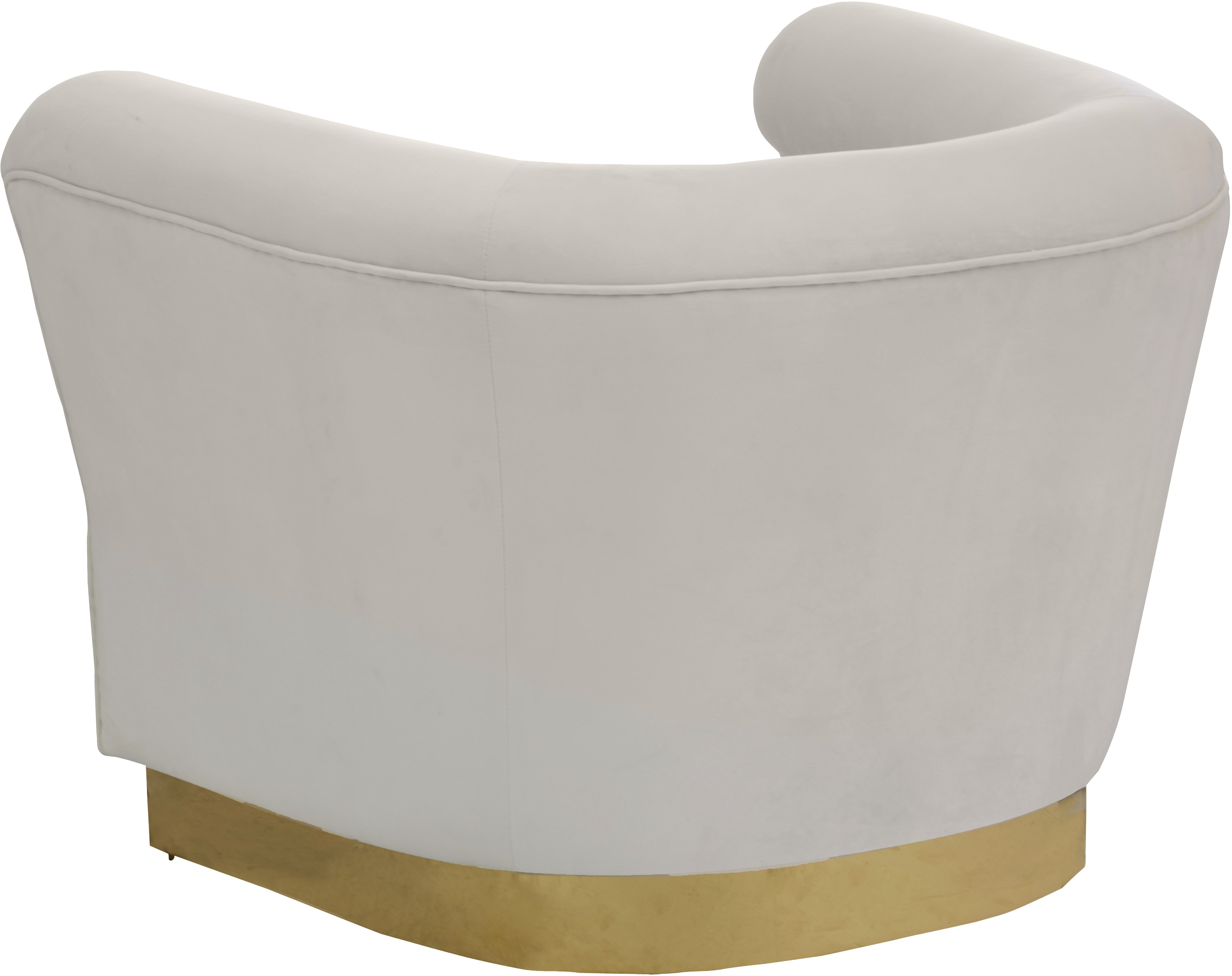 Bellini Velvet Chair - Modern Accent Armchair for Living Room, Bedroom & Office - Plush Upholstered Lounge Chair with Sturdy Metal Legs - Perfect for Home Decor, Reading Nook or Cozy Corner