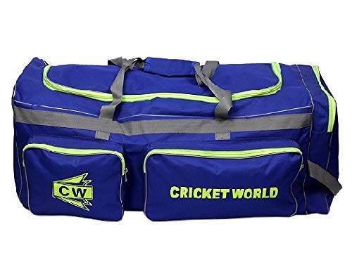CW MEGAPAK Cricket Wheel Kit Bag - Rolling Sports Bag with Wheels & Bat Compartment for Men, Seniors & Juniors | Perfect for Cricket Matches, Training & Travel