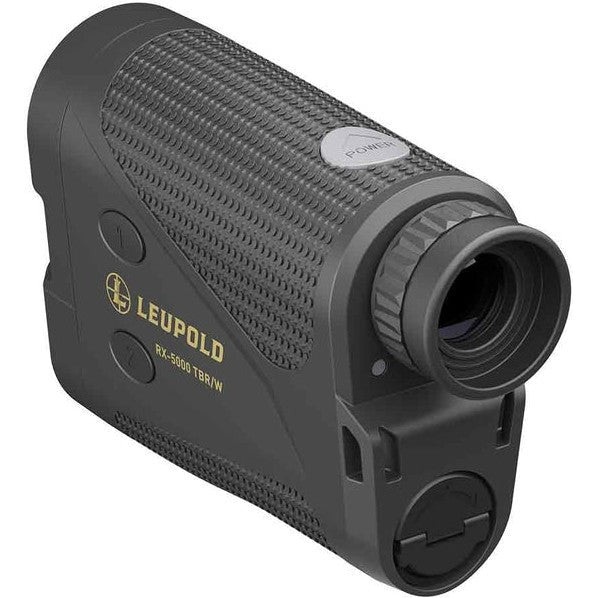 Leupold RX 5000 TBR/W with DNA Laser Rangefinder - Black/Black, Red OLED Display for Hunting, Golf & Outdoor Sports | Long Range Distance Measurement