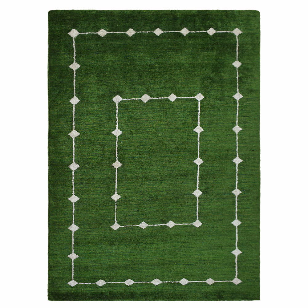 Luxury Haven Hand Knotted Rug - Premium Wool Handmade Area Rug for Living Room, Bedroom & Dining Room - Soft & Durable Home Decor