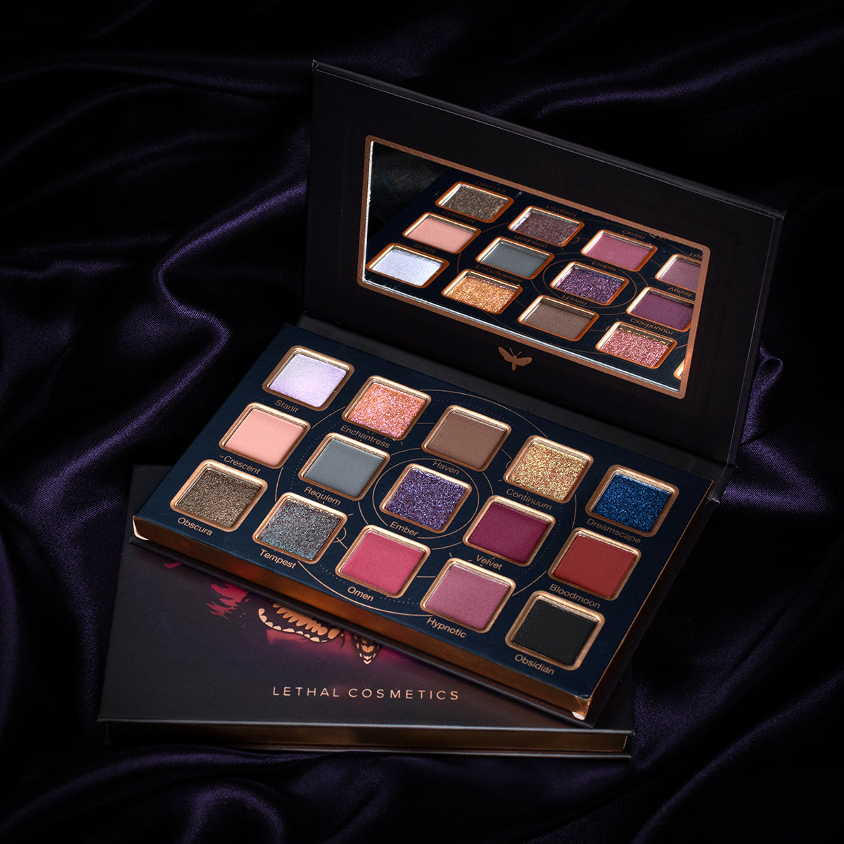 Midnight Serenade Eyeshadow Palette - 12 Highly Pigmented Shades for Day & Night Makeup Looks | Vegan & Cruelty-Free | Perfect for Parties, Weddings & Special Occasions