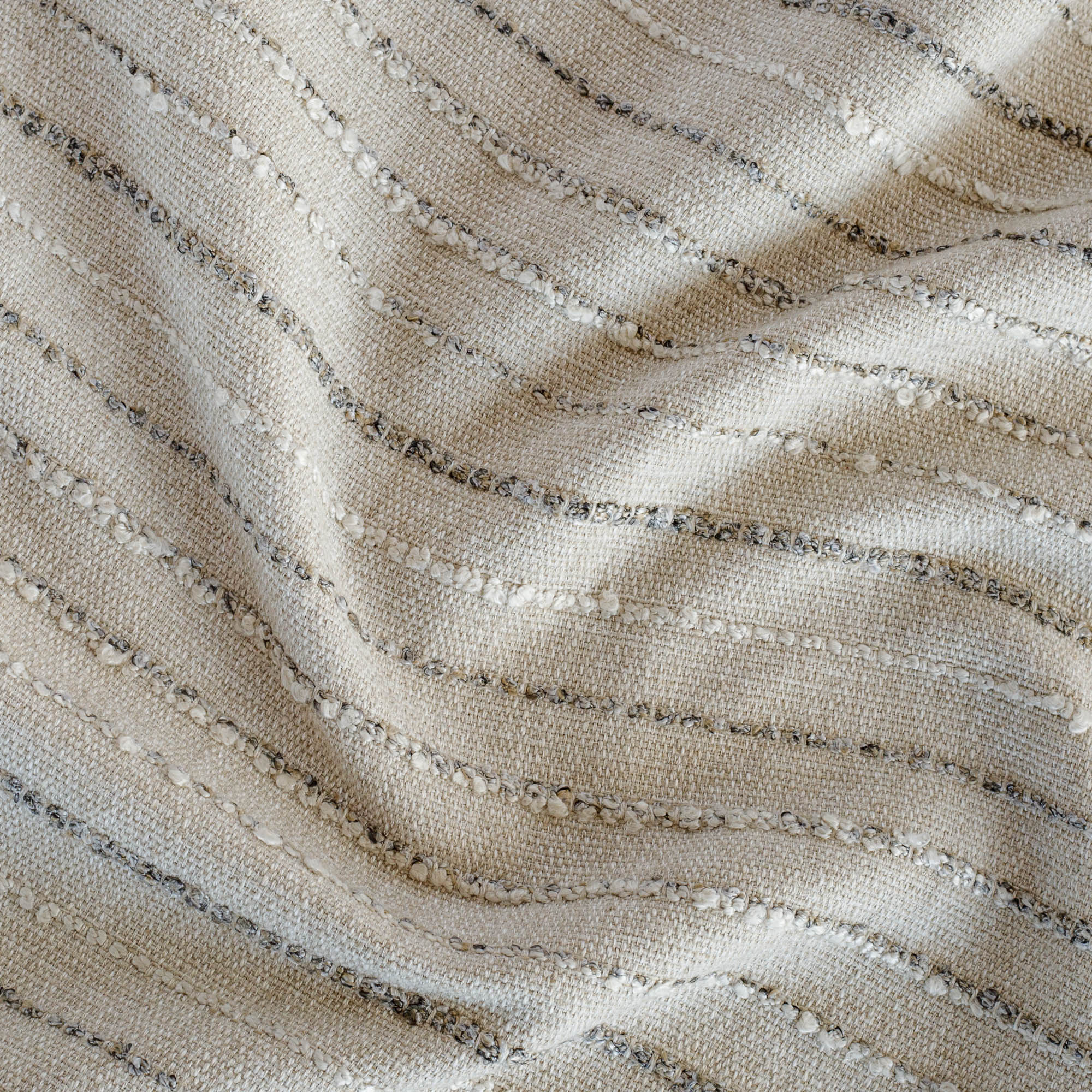 Premium Wren Stripe Fabric in Cobblestone Color - Soft & Durable Upholstery Material for Sofas, Chairs, and Home Decor | Perfect for DIY Projects & Interior Design