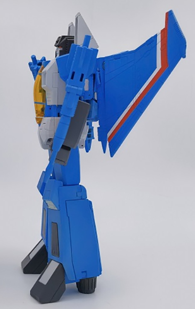 Deformation Space DS 01R Thunder (Thundercracker) Transformers Action Figure - Collectible Robot Toy for Fans & Display