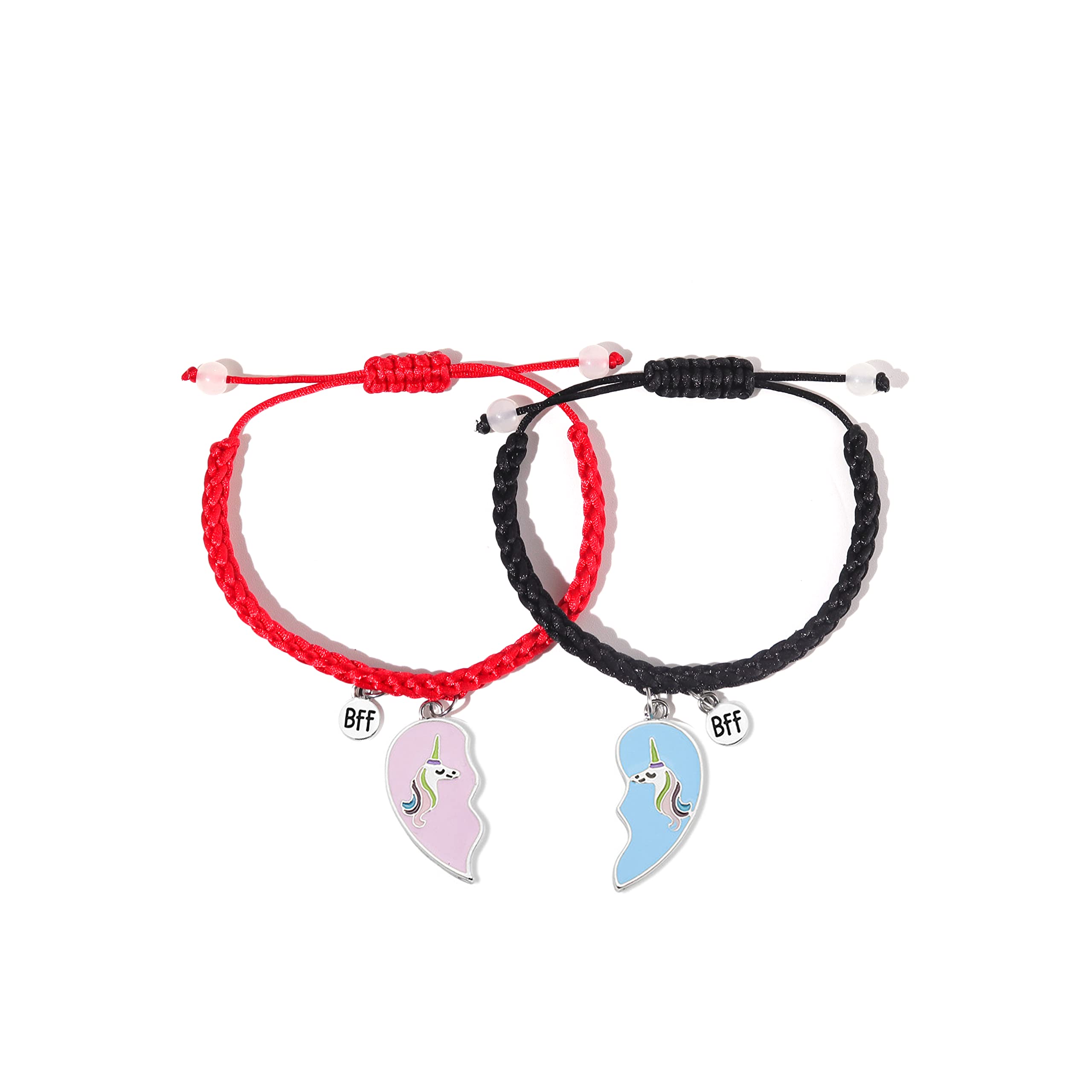 2pcs Magnetic Couple Bracelets for Women & Men - Sun Moon Matching Love Bracelets, Romantic Gifts for Boyfriend, Girlfriend, Best Friend - Perfect for Anniversaries, Valentine's Day & Couple Jewelry Gifts