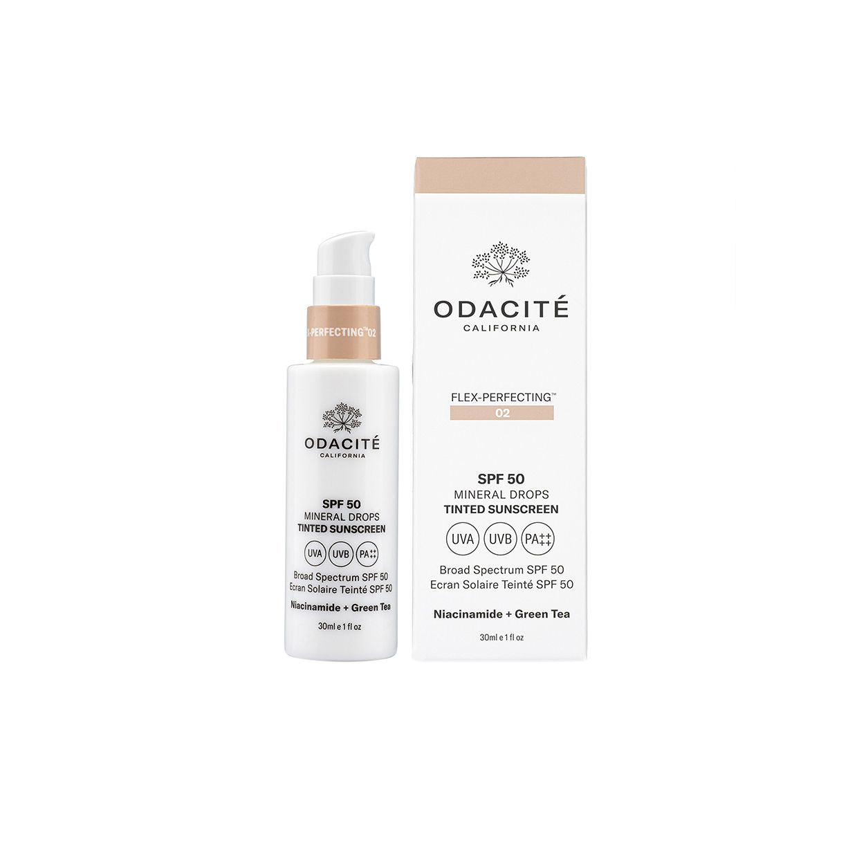 Flex Perfecting Mineral Drops Tinted Sunscreen SPF 50 - Oil-Free Face Sunscreen for Sensitive Skin, Natural Glow & Broad Spectrum Protection | Perfect for Daily Wear, Beach & Outdoor Activities